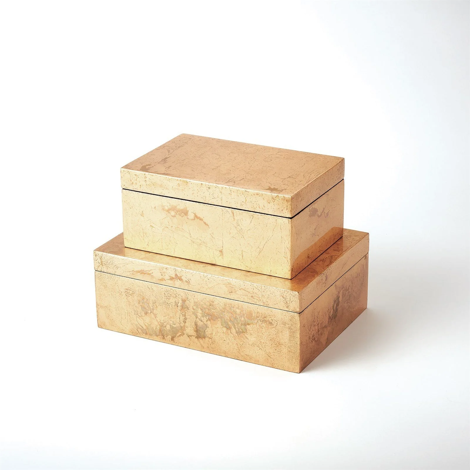 Global Views Luxe Gold Leaf Box - Image 5