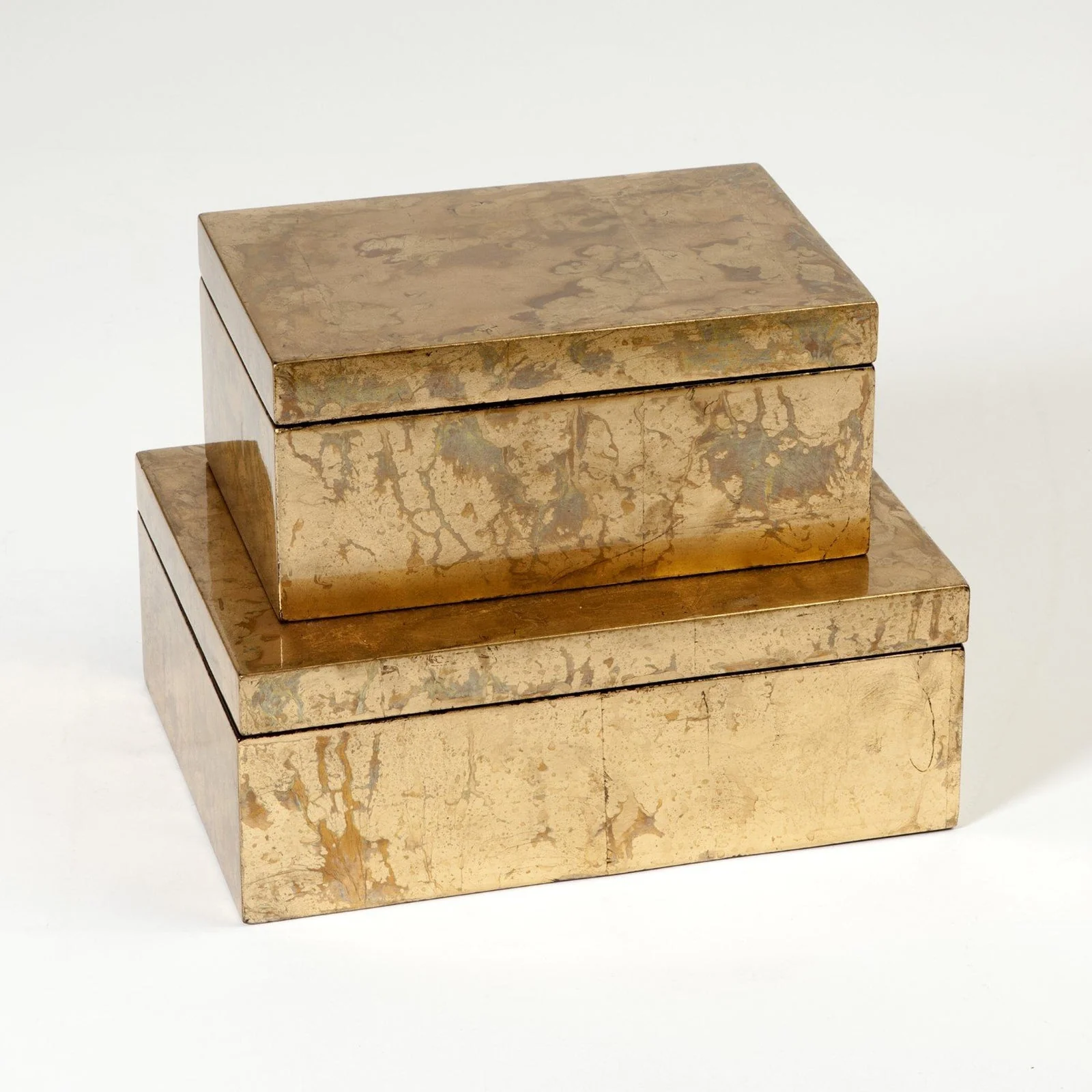 Global Views Luxe Gold Leaf Box - Image 6