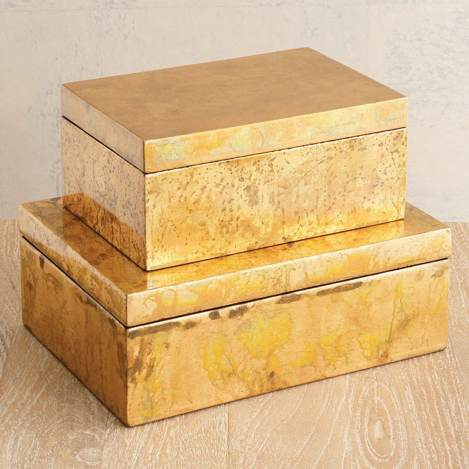 Global Views Luxe Gold Leaf Box - Image 7