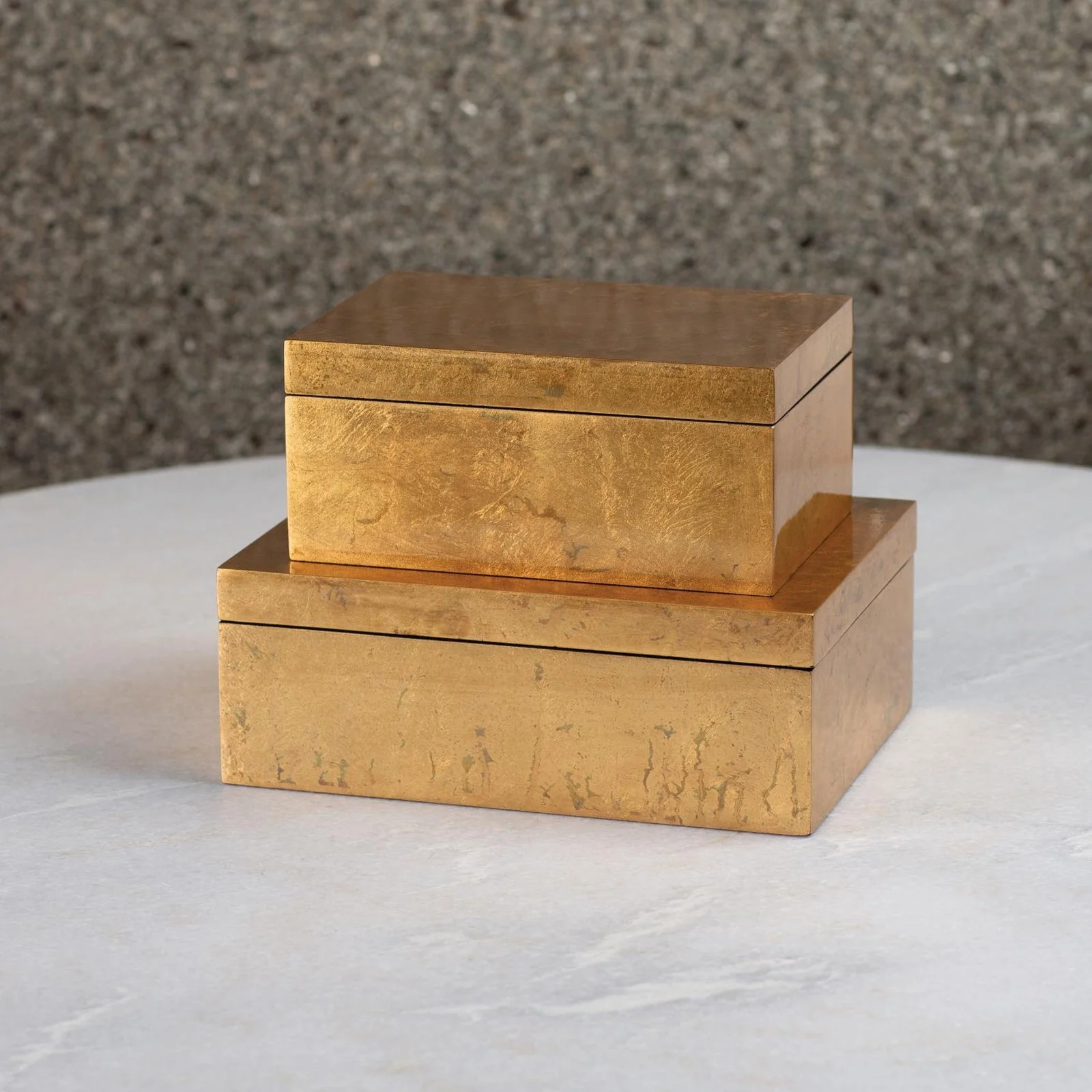 Global Views Luxe Gold Leaf Box - Image 8