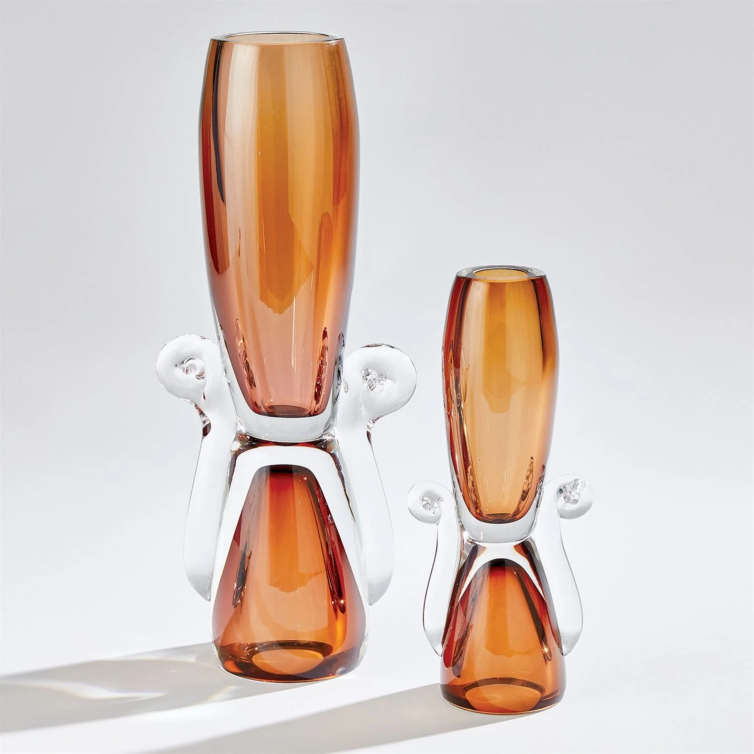 Global Views Lydia Vase Amber Clearance - Image 3