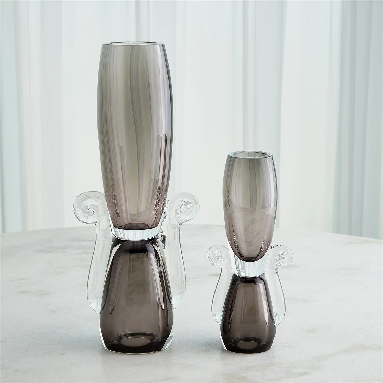 Global Views Lydia Vase - Grey - Image 2