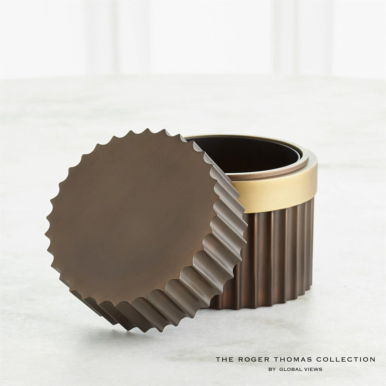 Global Views Magic Flute Box - Brass Bronze - Image 8