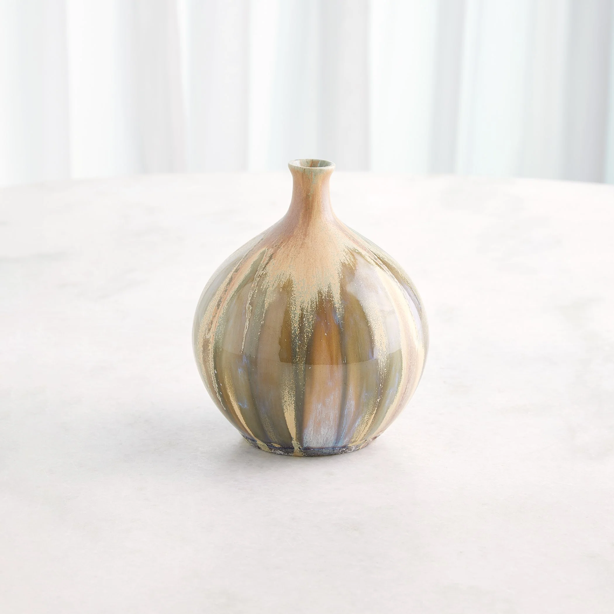 Global Views Magma Bottle Reactive Tan - Image 3