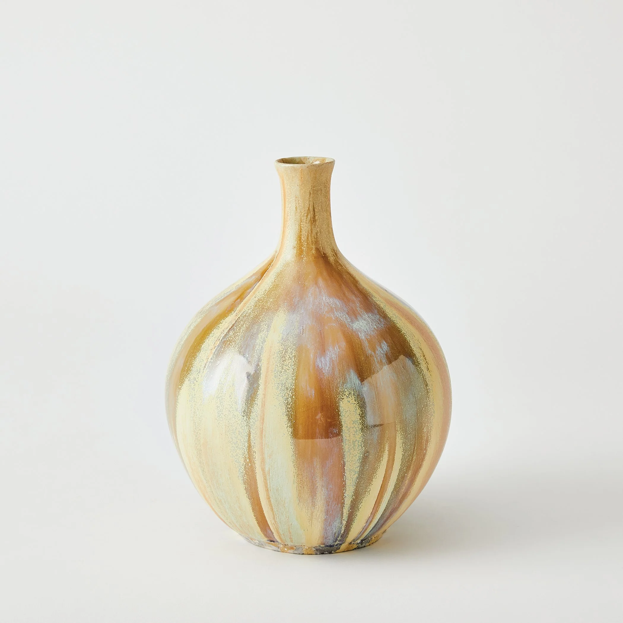 Global Views Magma Bottle Reactive Tan - Image 8