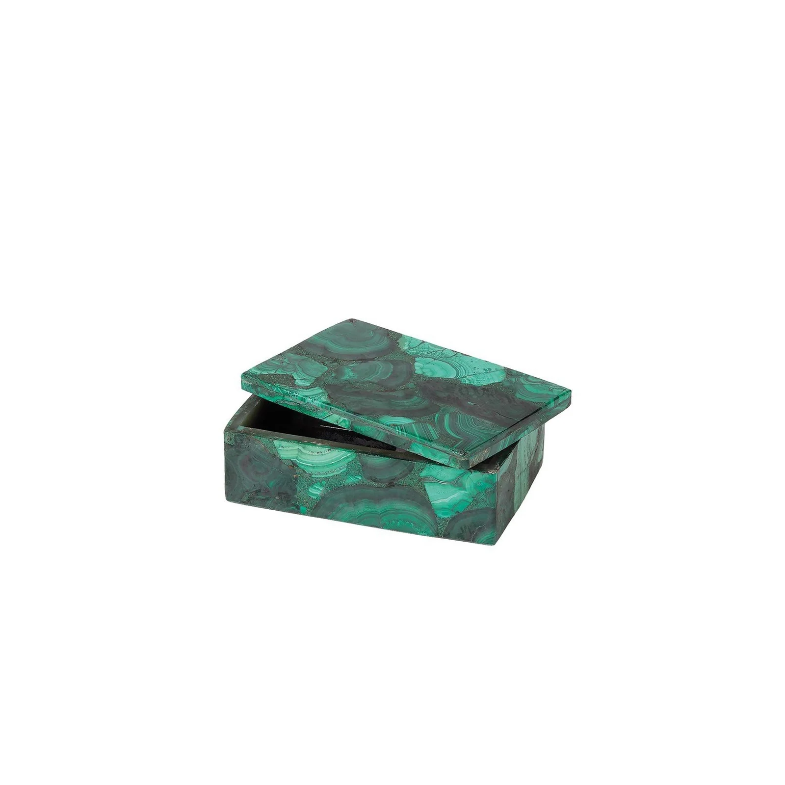 Global Views Malachite Stone Box - Image 2