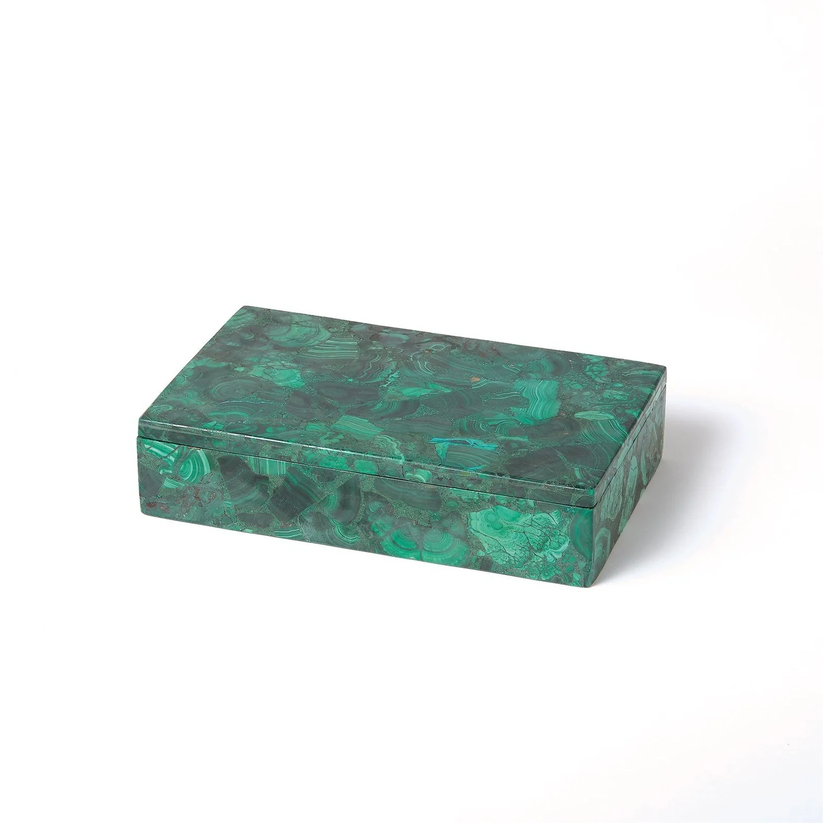 Global Views Malachite Stone Box - Image 3