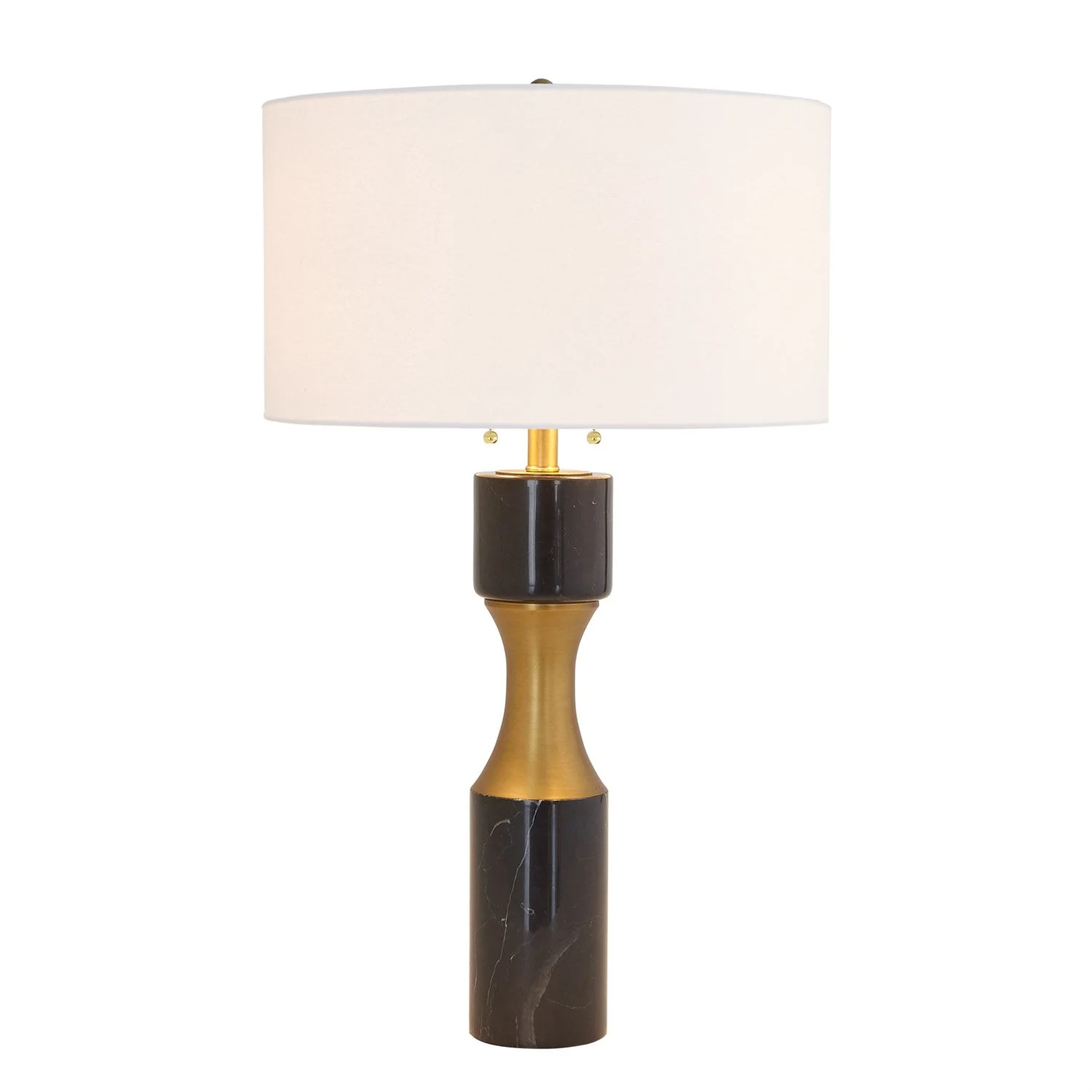 Global Views Marble Cinch Lamp - Black - Image 4