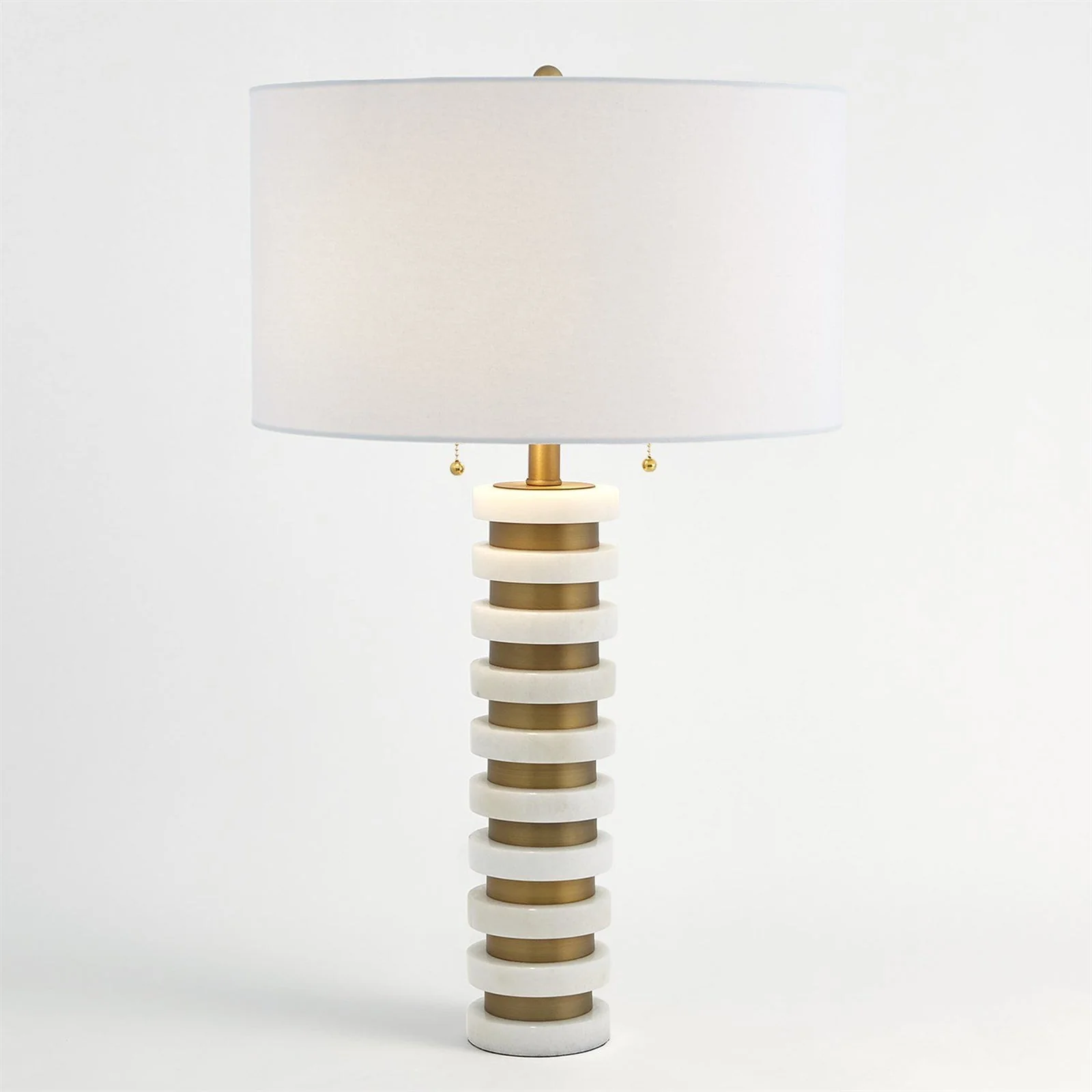 Global Views Marble Stack Lamp - Image 2