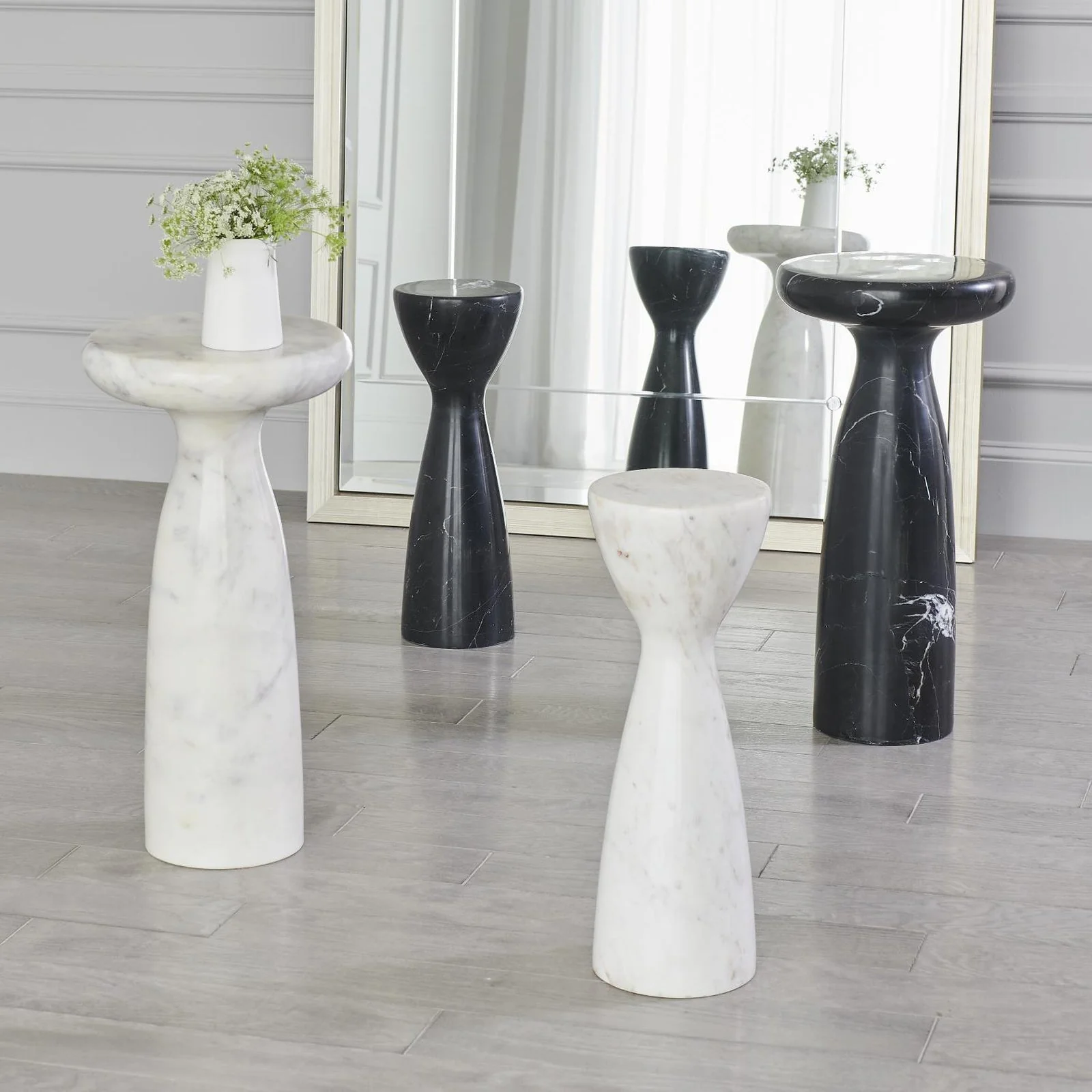 Global Views Marble Tower Table - Image 2