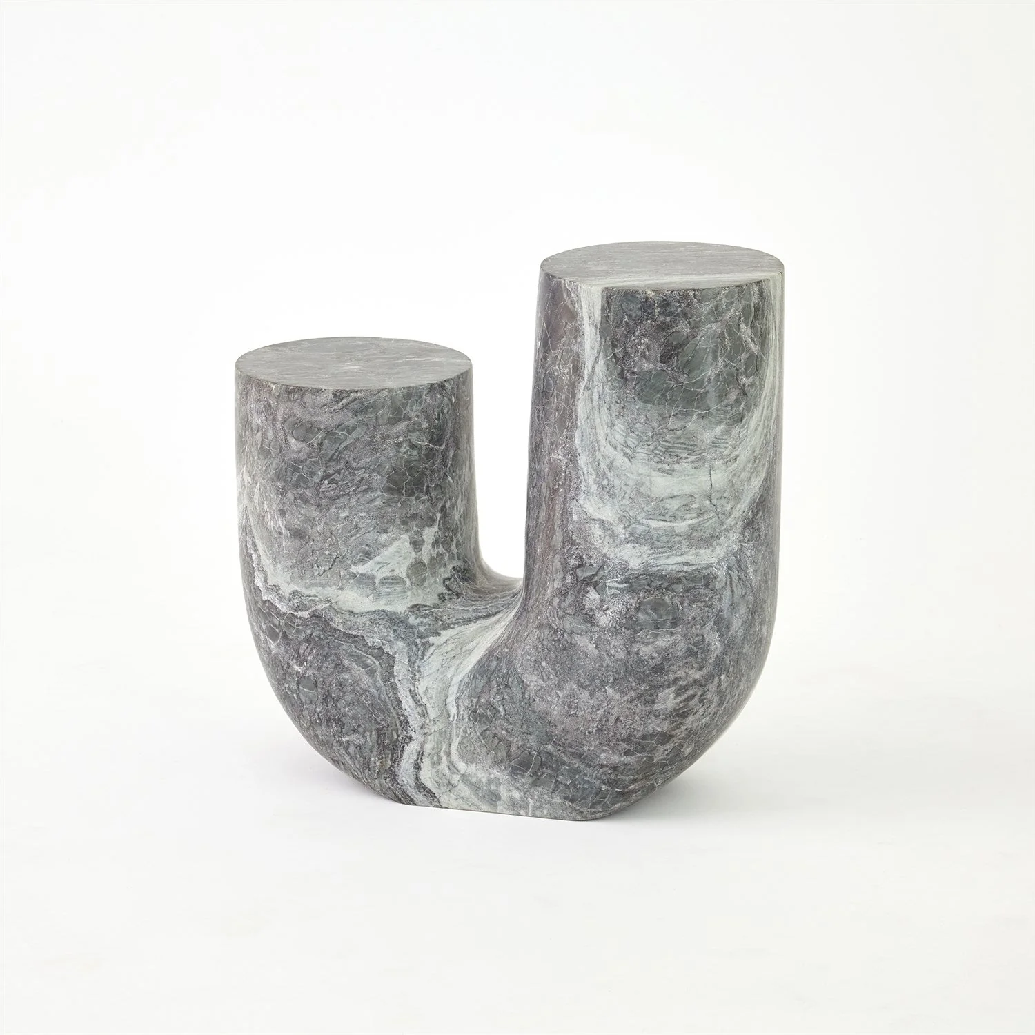 Global Views Marble Tube Table - Image 5