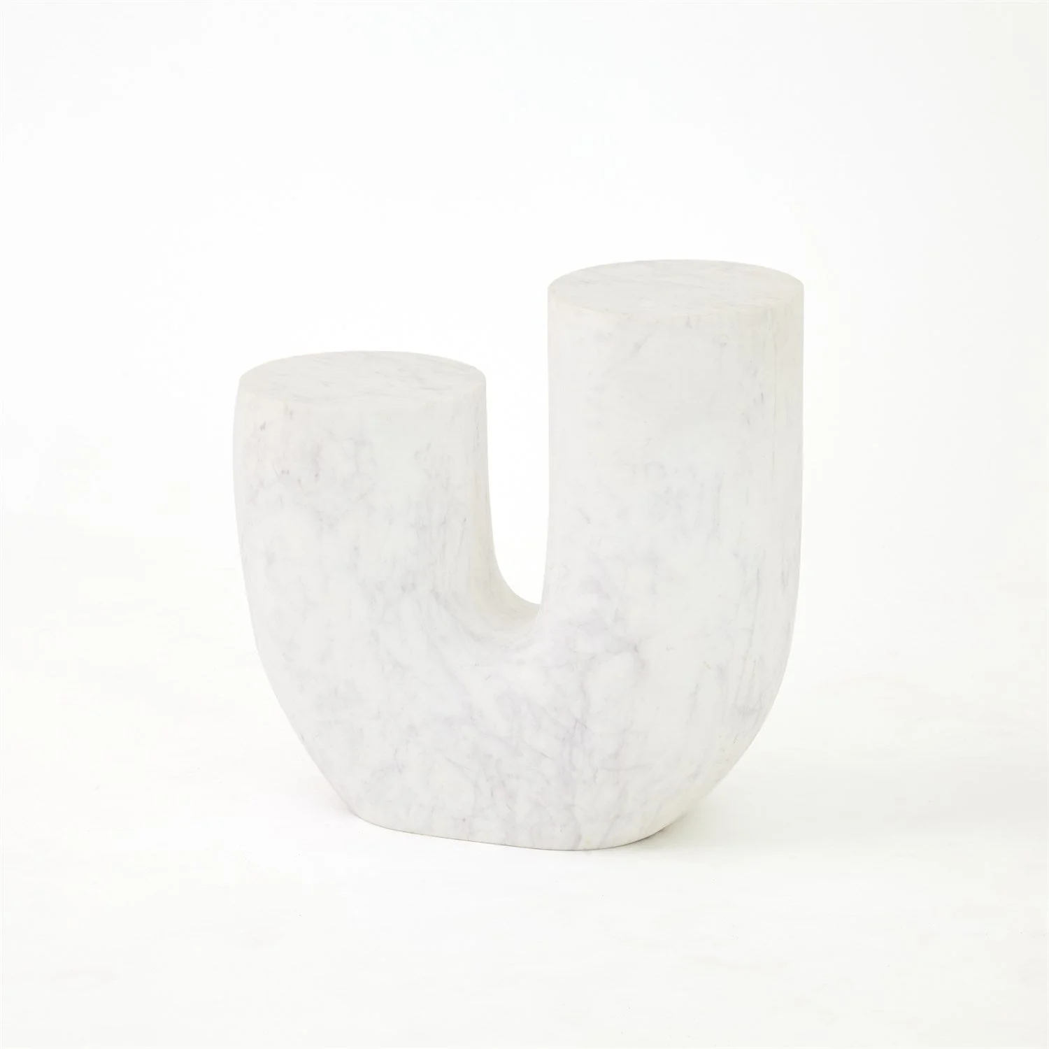 Global Views Marble Tube Table - Image 9
