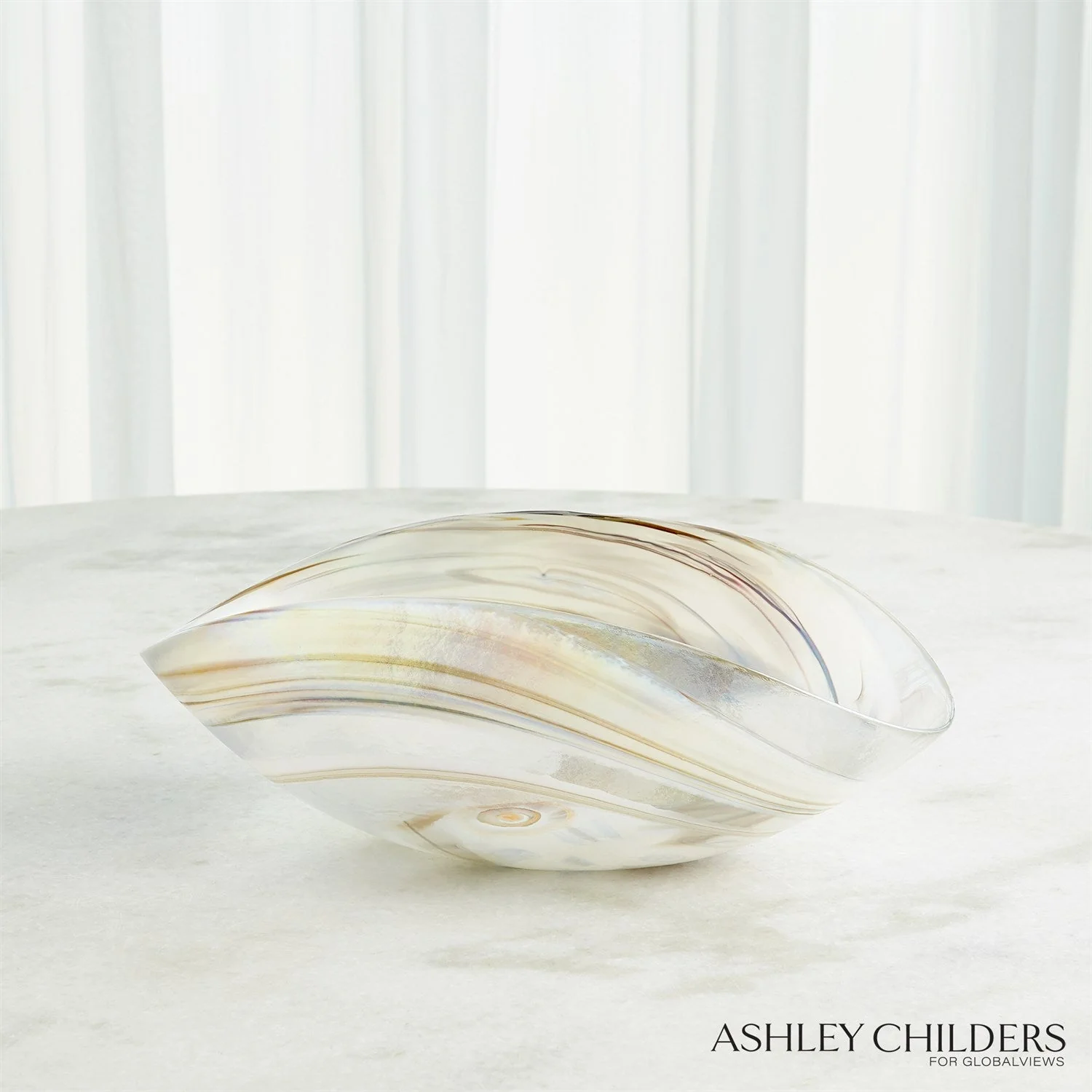 Global Views Maura Oval Bowl by Ashley Childers - Image 10