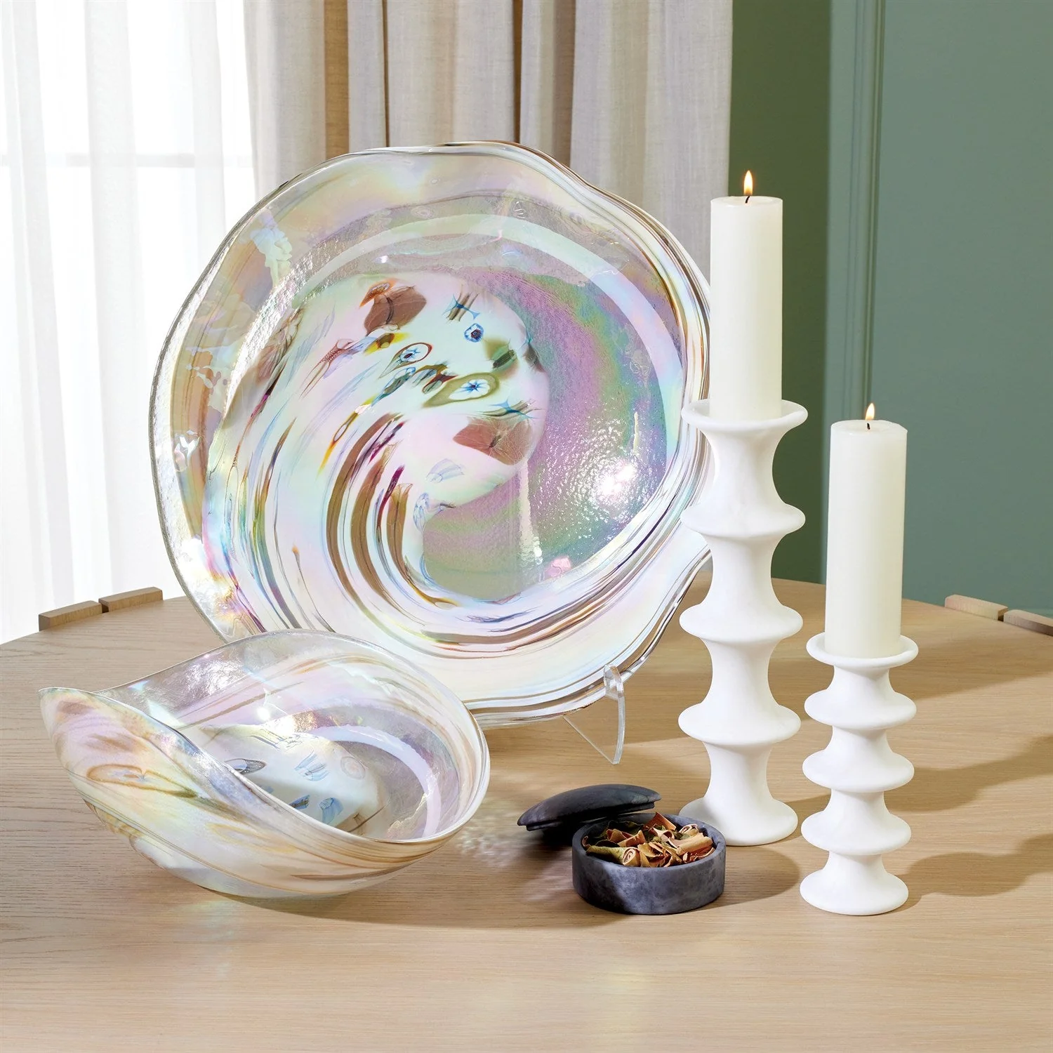 Global Views Maura Oval Bowl by Ashley Childers - Image 3