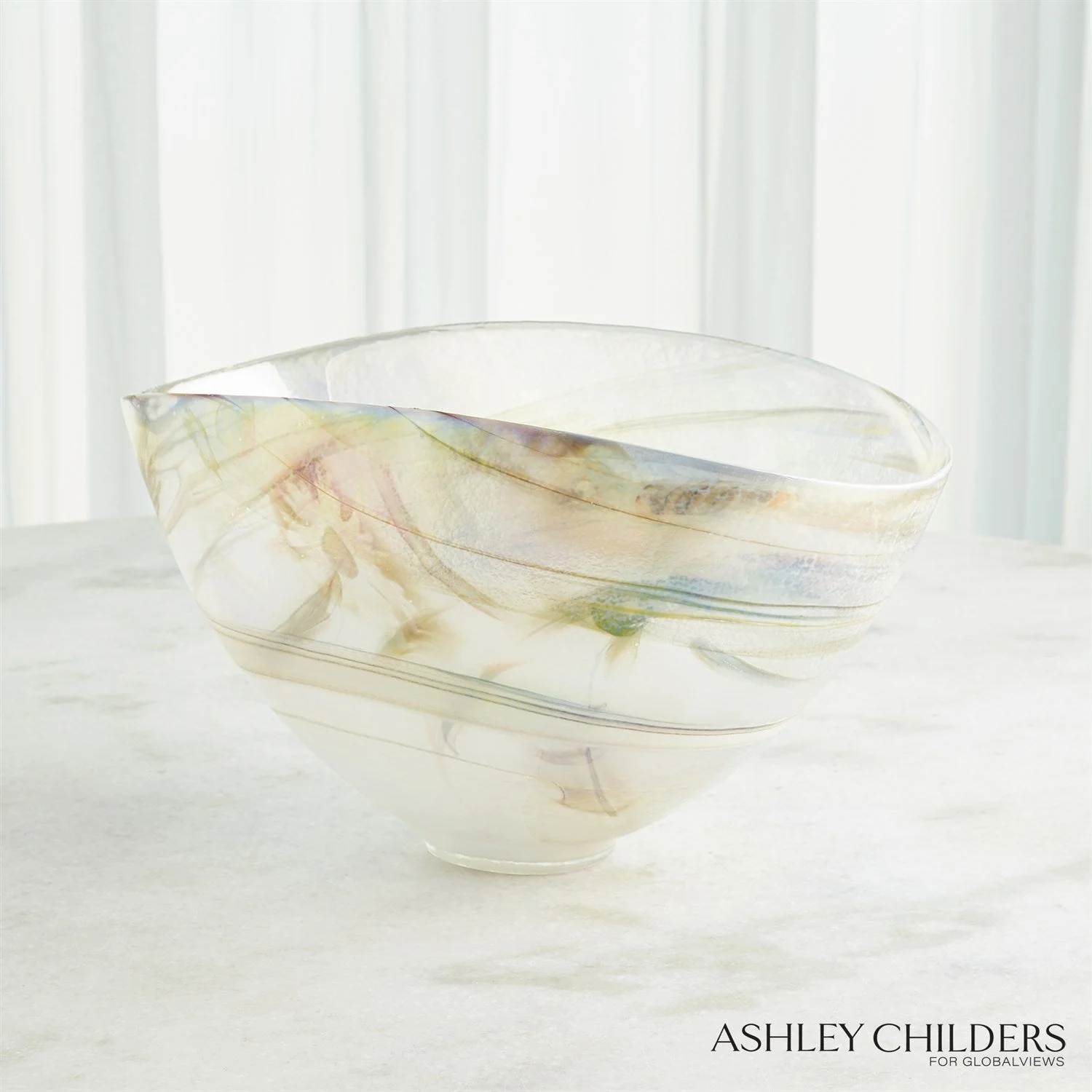 Global Views Maura Oval Bowl by Ashley Childers - Image 5