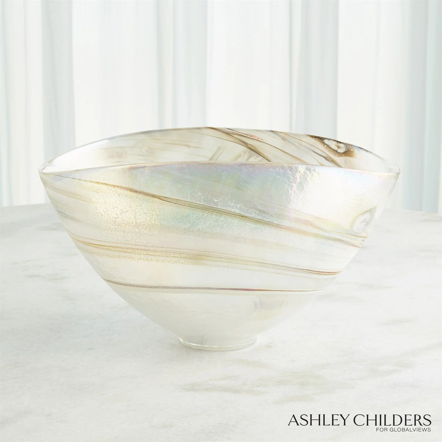 Global Views Maura Oval Bowl by Ashley Childers - Image 6