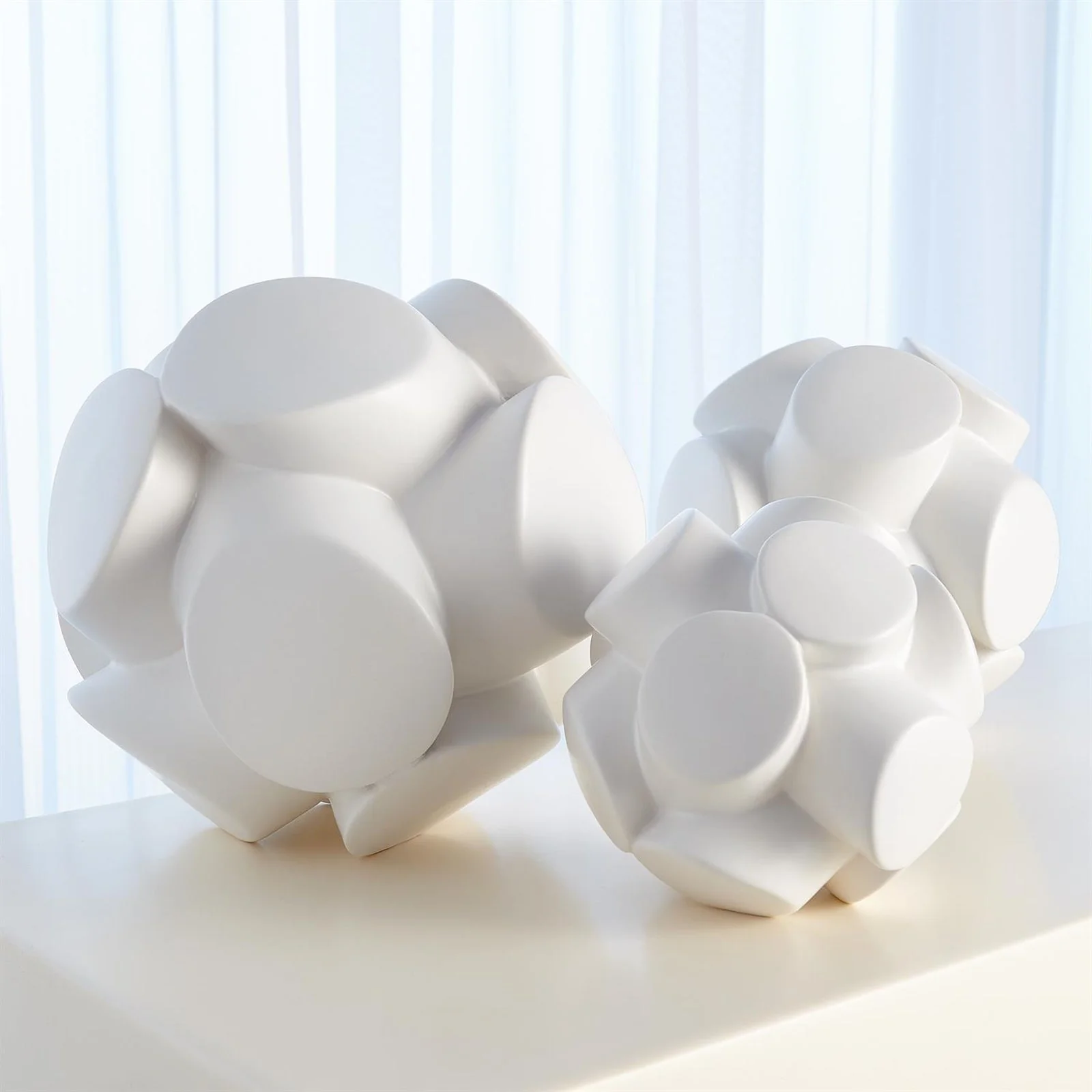 Global Views Mayet Sculpture-Matte White - Image 11