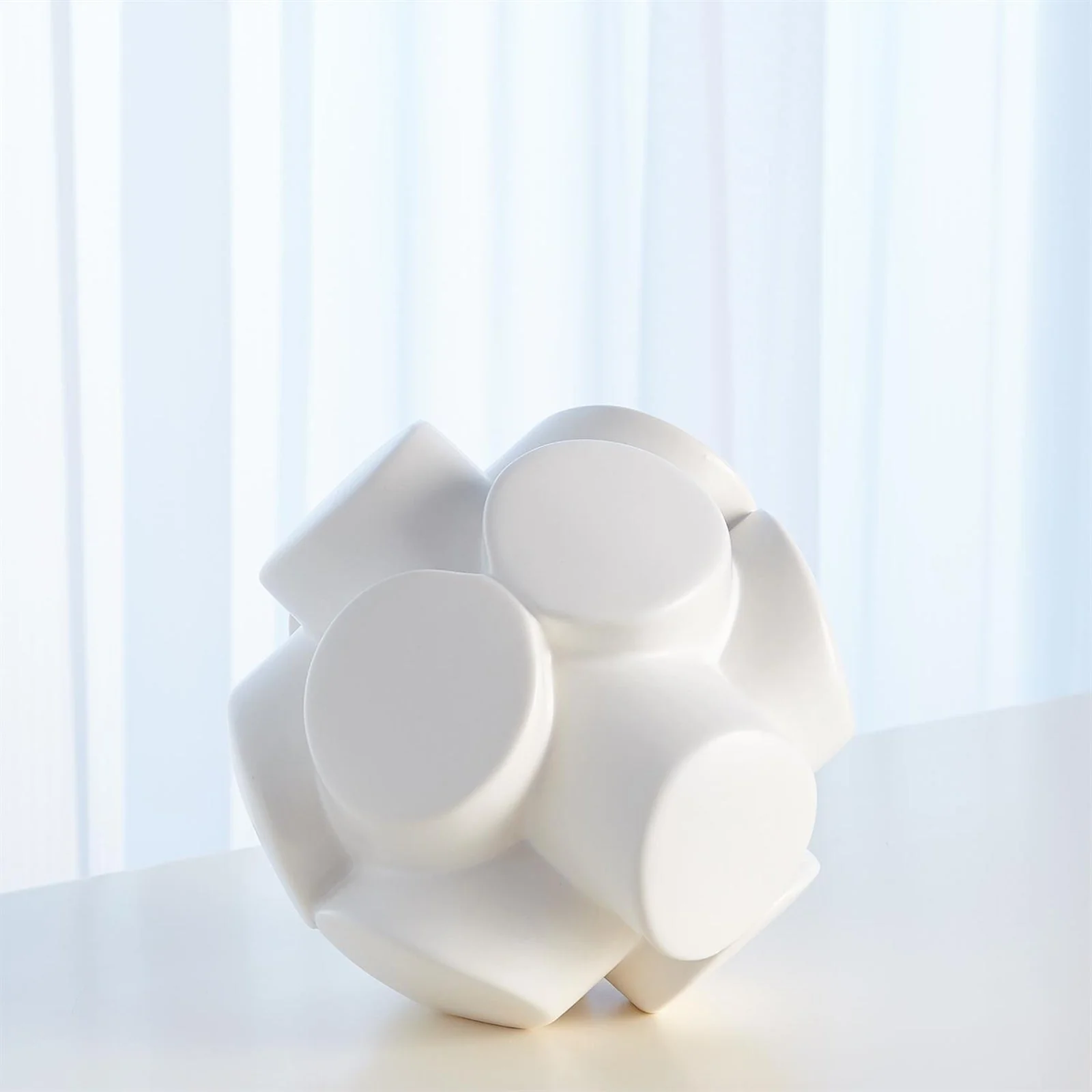Global Views Mayet Sculpture-Matte White - Image 5