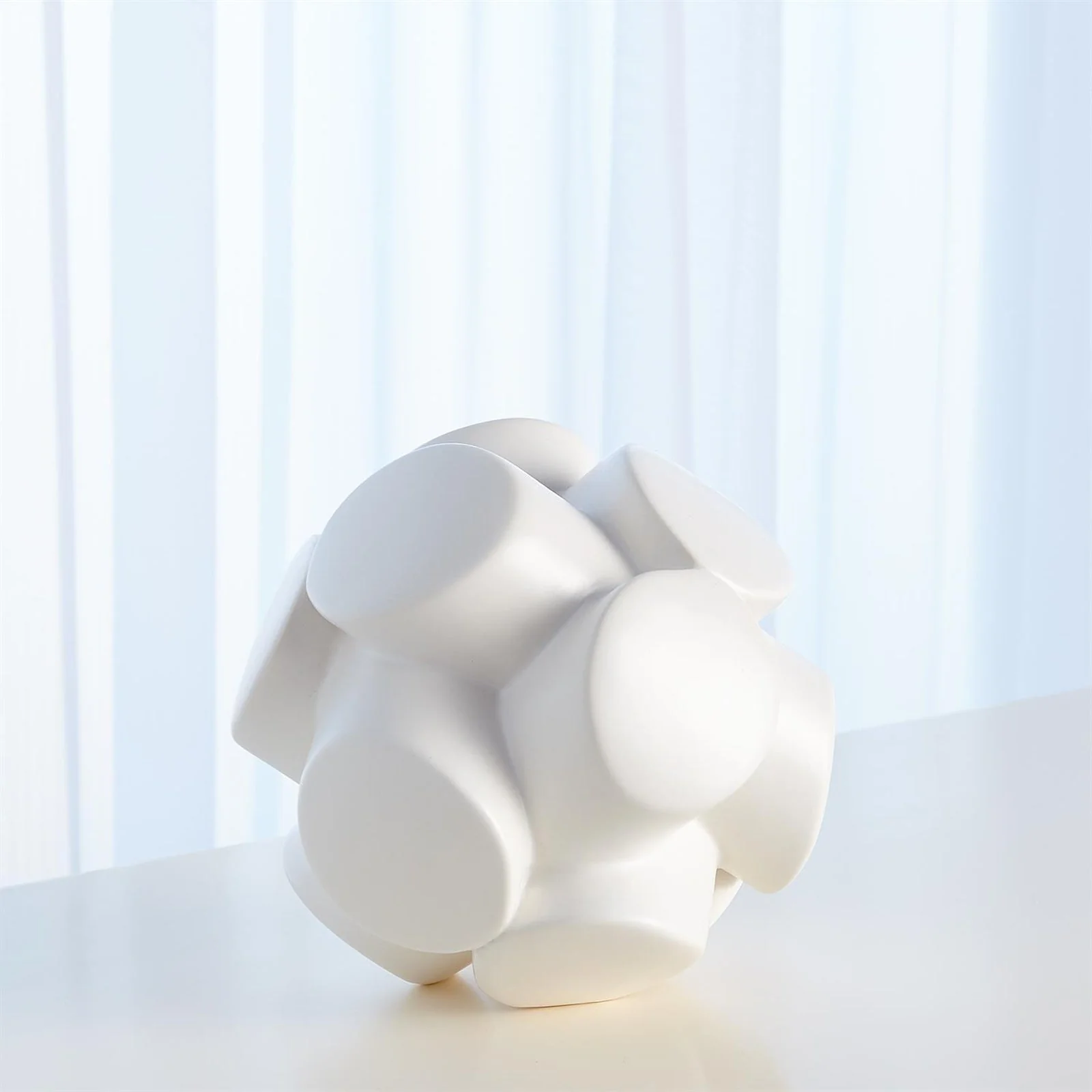 Global Views Mayet Sculpture-Matte White - Image 6