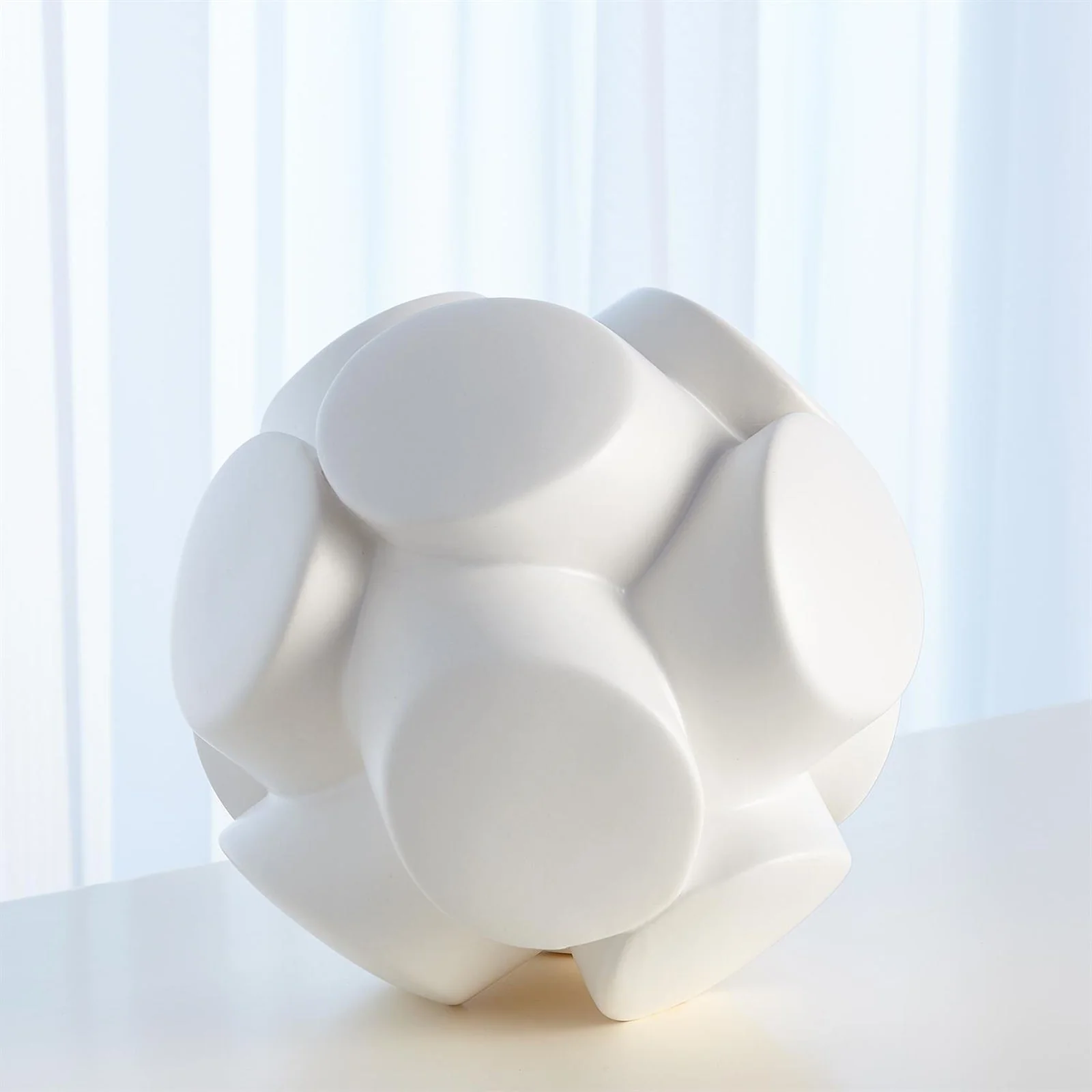 Global Views Mayet Sculpture-Matte White - Image 7