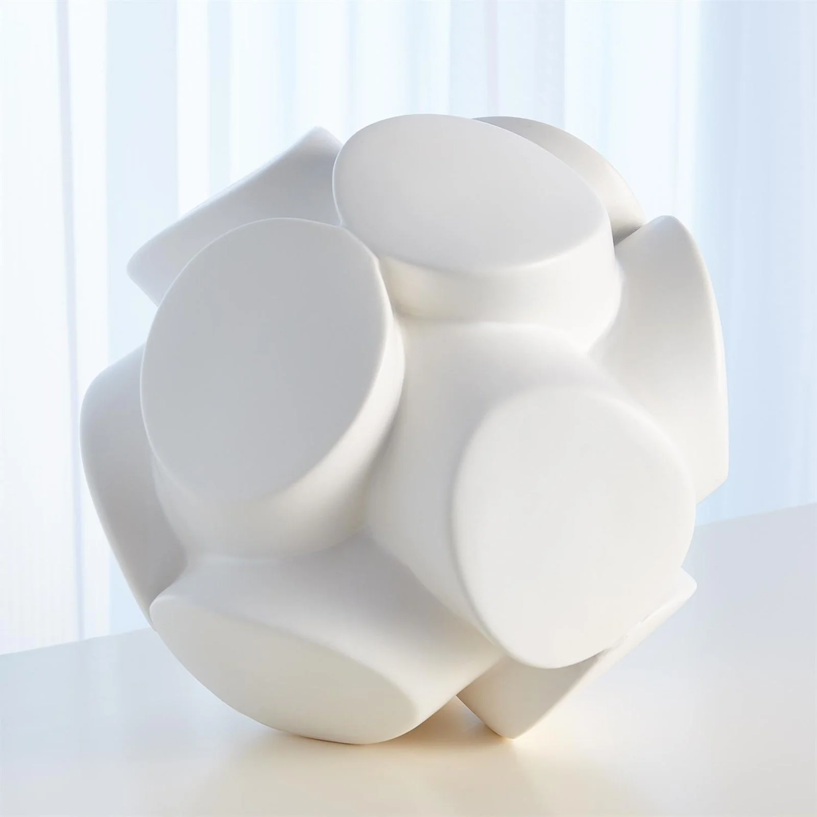 Global Views Mayet Sculpture-Matte White - Image 9