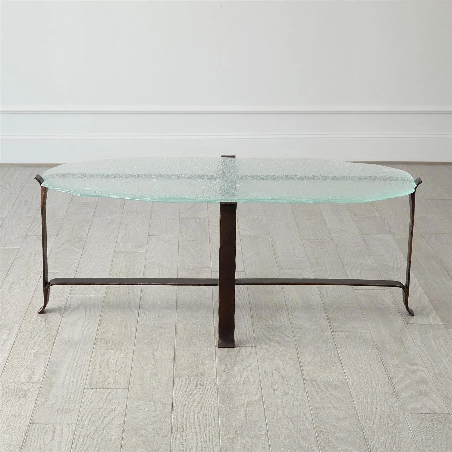 Global Views Melting Glass Cocktail Table Clearance - Image 2