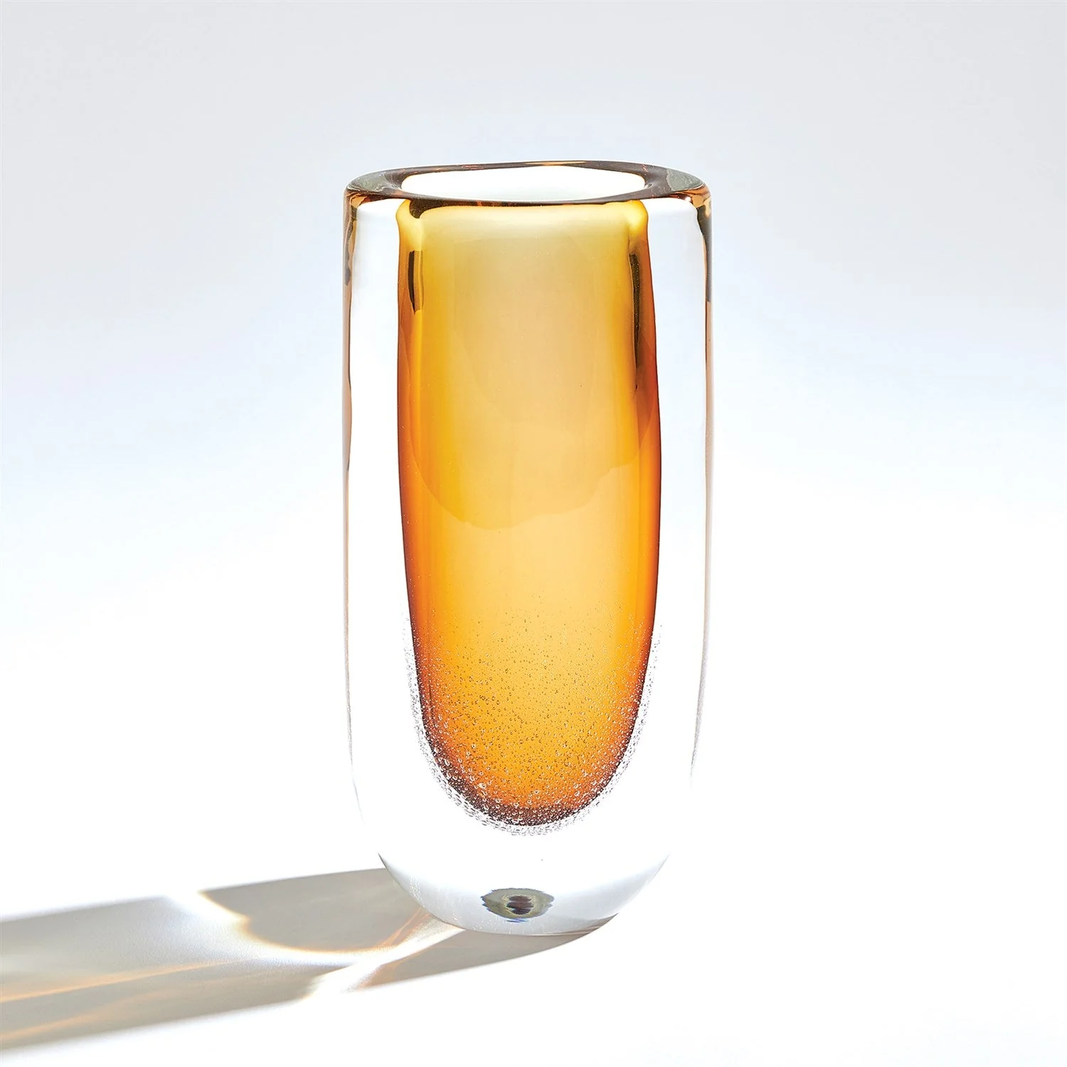 Global Views Micro Bubble Vase - Amber - Image 3