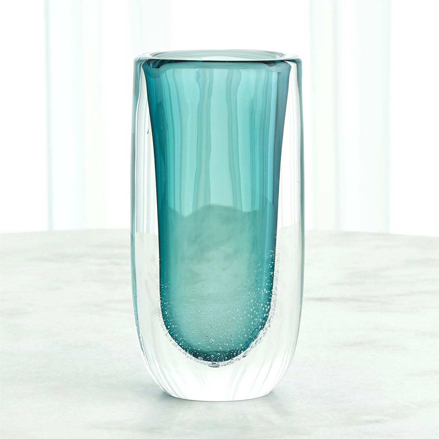 Global Views Micro Bubble Vase - Azure - Image 4