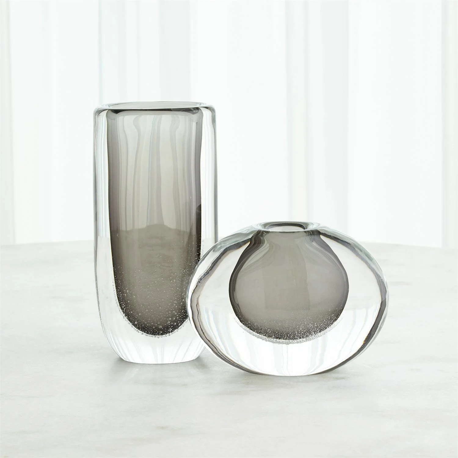 Global Views Micro Bubble Vase - Grey - Image 3