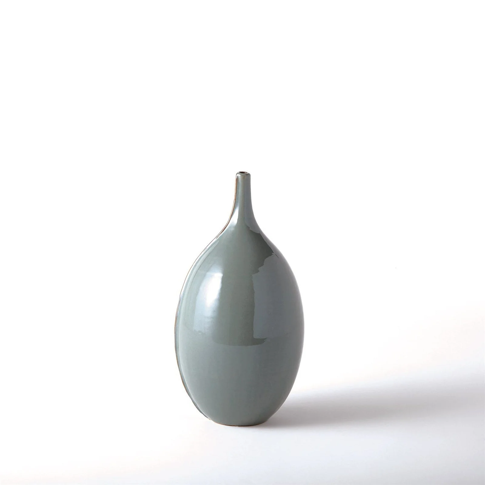 Global Views Milo Vase-Blue - Image 3