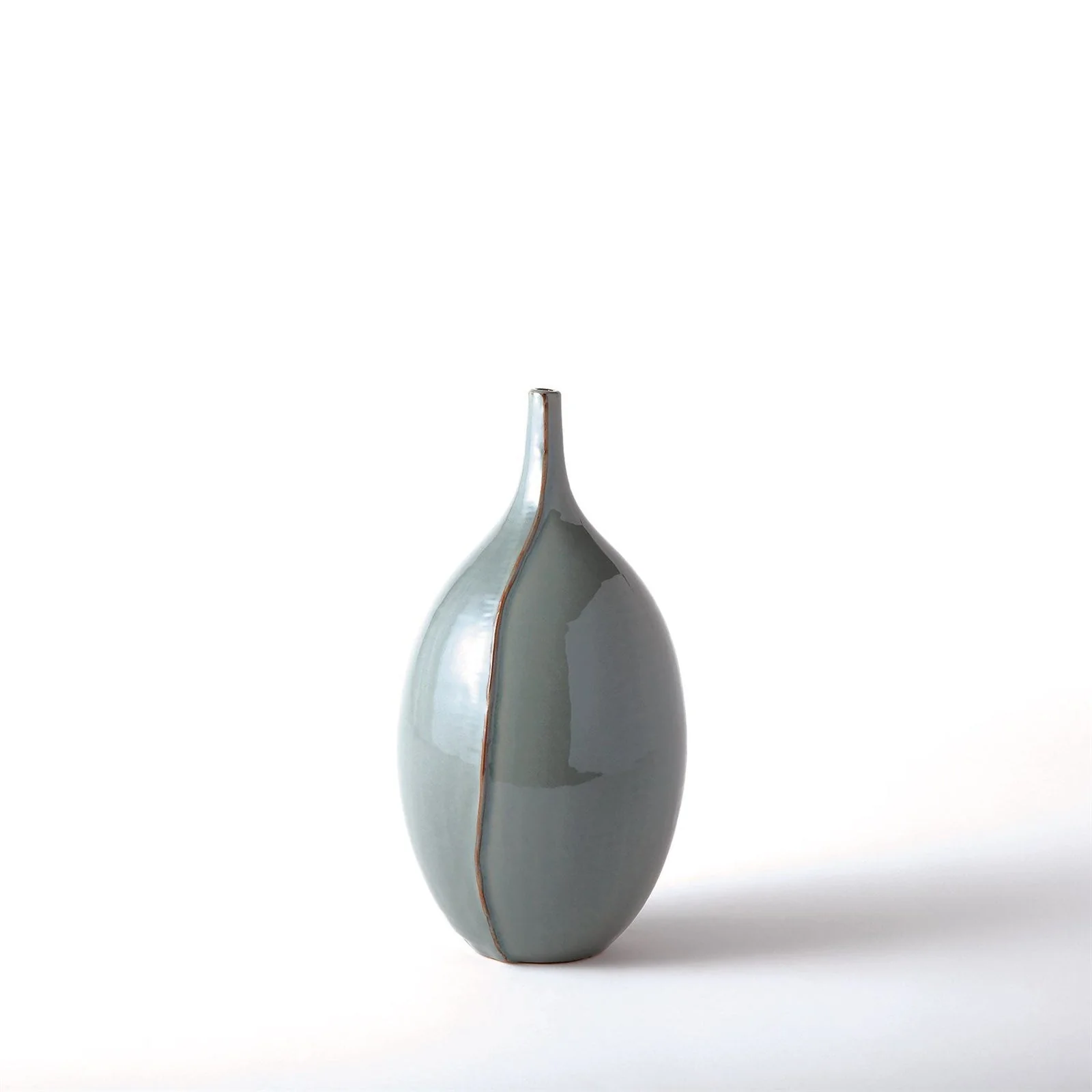 Global Views Milo Vase-Blue - Image 4
