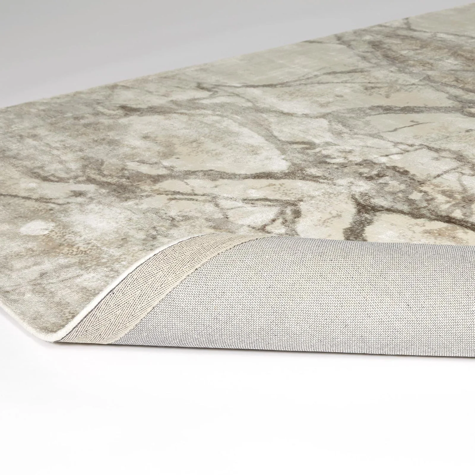 Global Views Mirror Match Marble Rug-Neutrals - Image 7