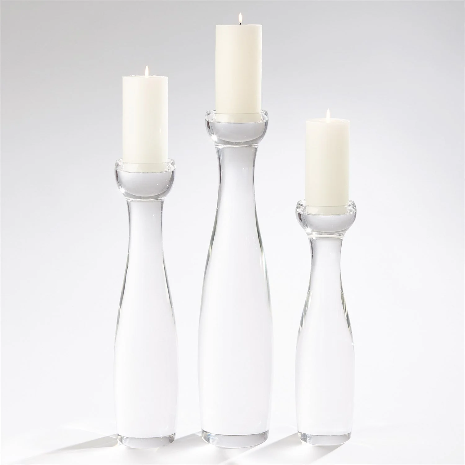 Global Views Modern Crystal Candleholder - Image 4