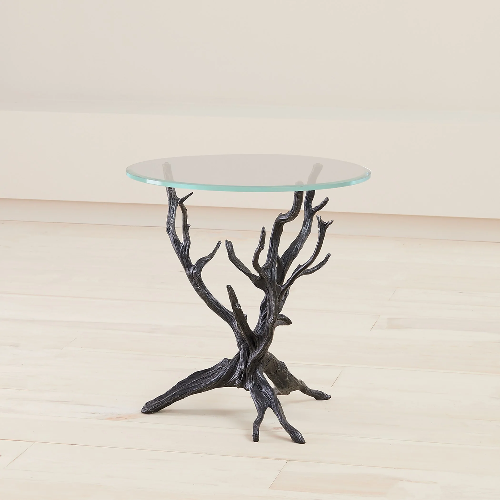 Global Views Monterey End Table Natural Iron - Image 2