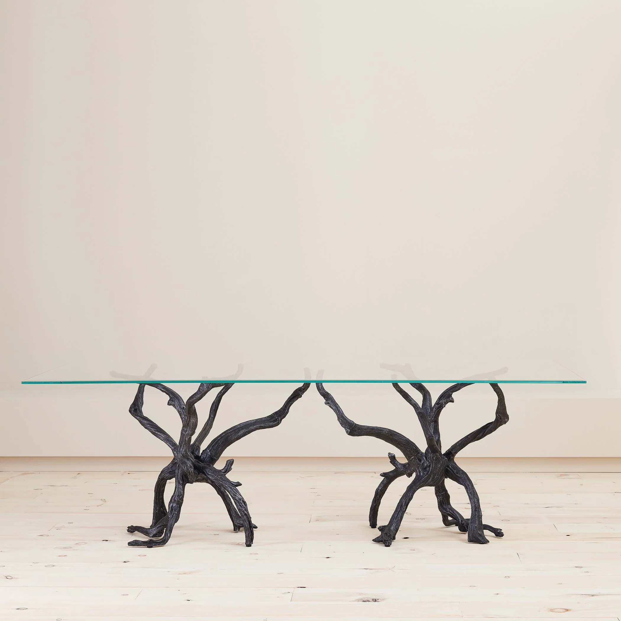 Global Views Monterey Rectangle Dining Table Natural Iron - Image 5