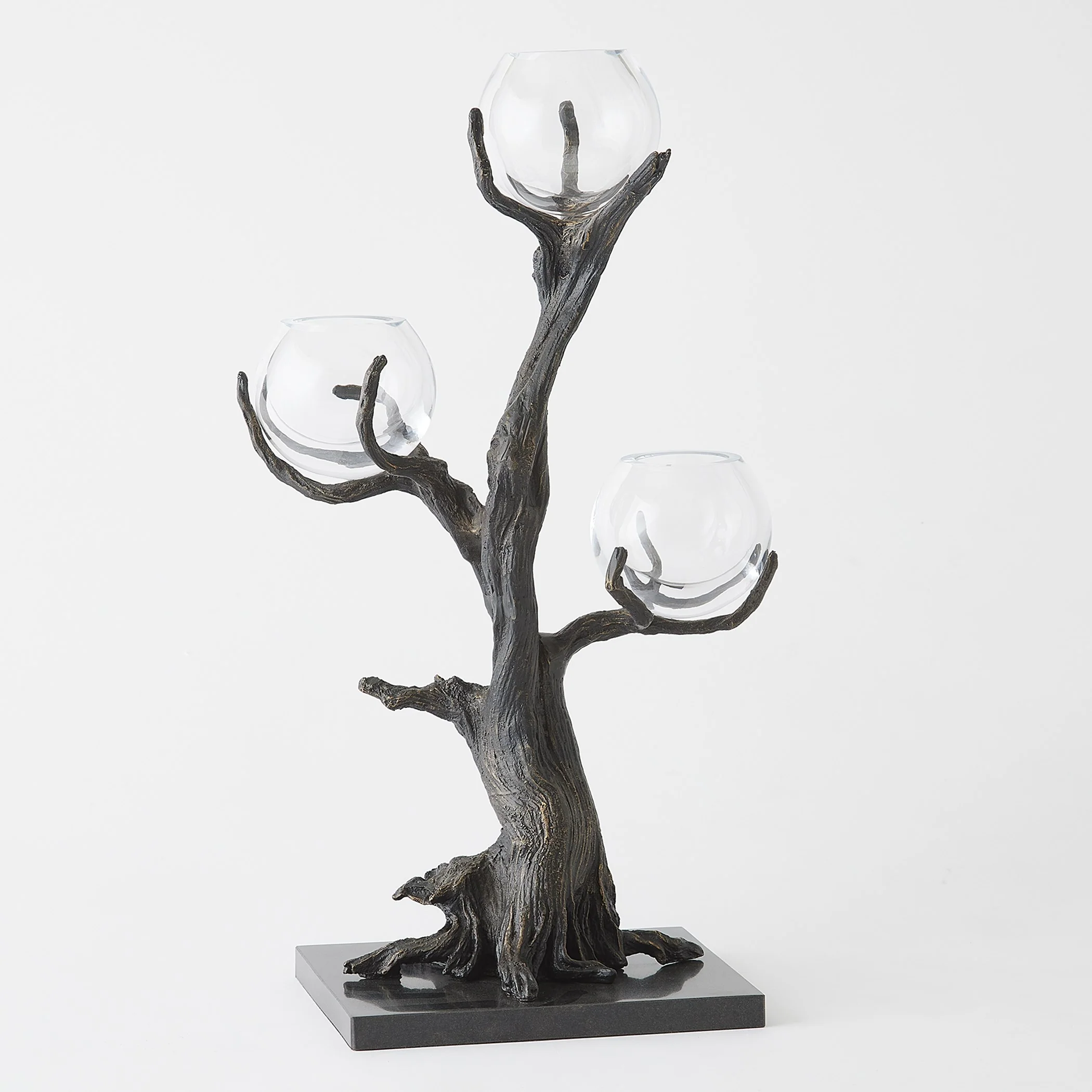 Global Views Monterey Vase Holder Natural Iron - Image 11