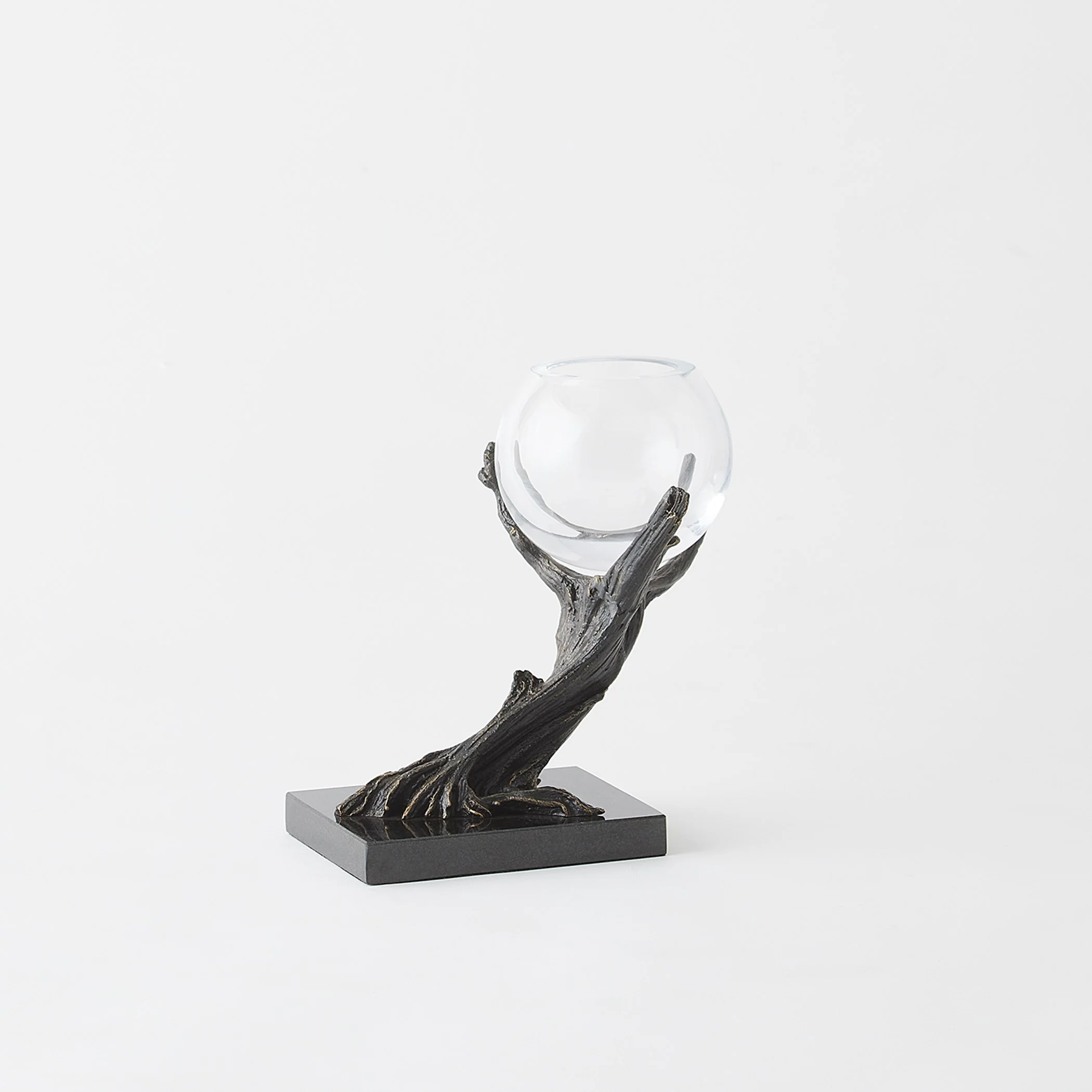 Global Views Monterey Vase Holder Natural Iron - Image 2