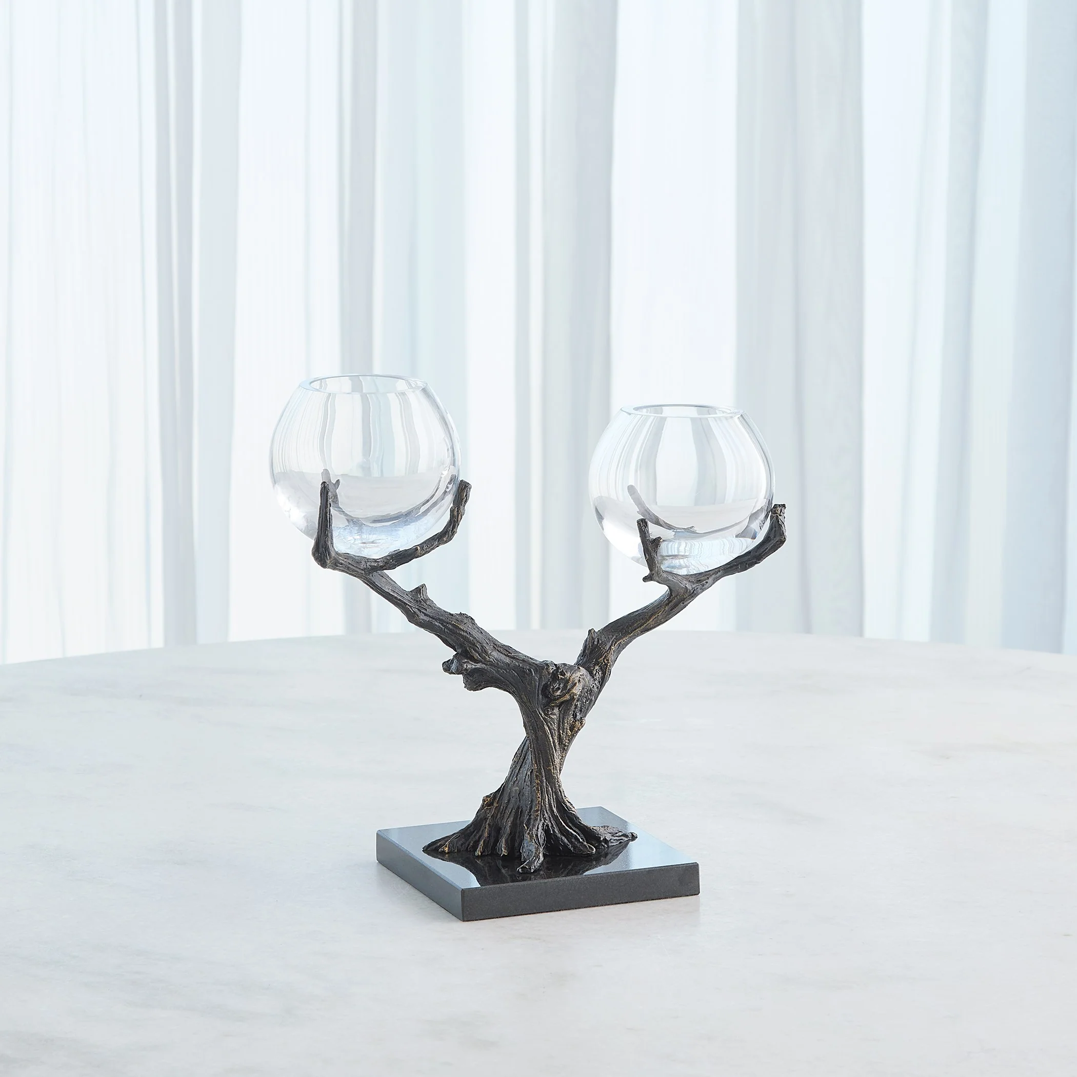 Global Views Monterey Vase Holder Natural Iron - Image 7
