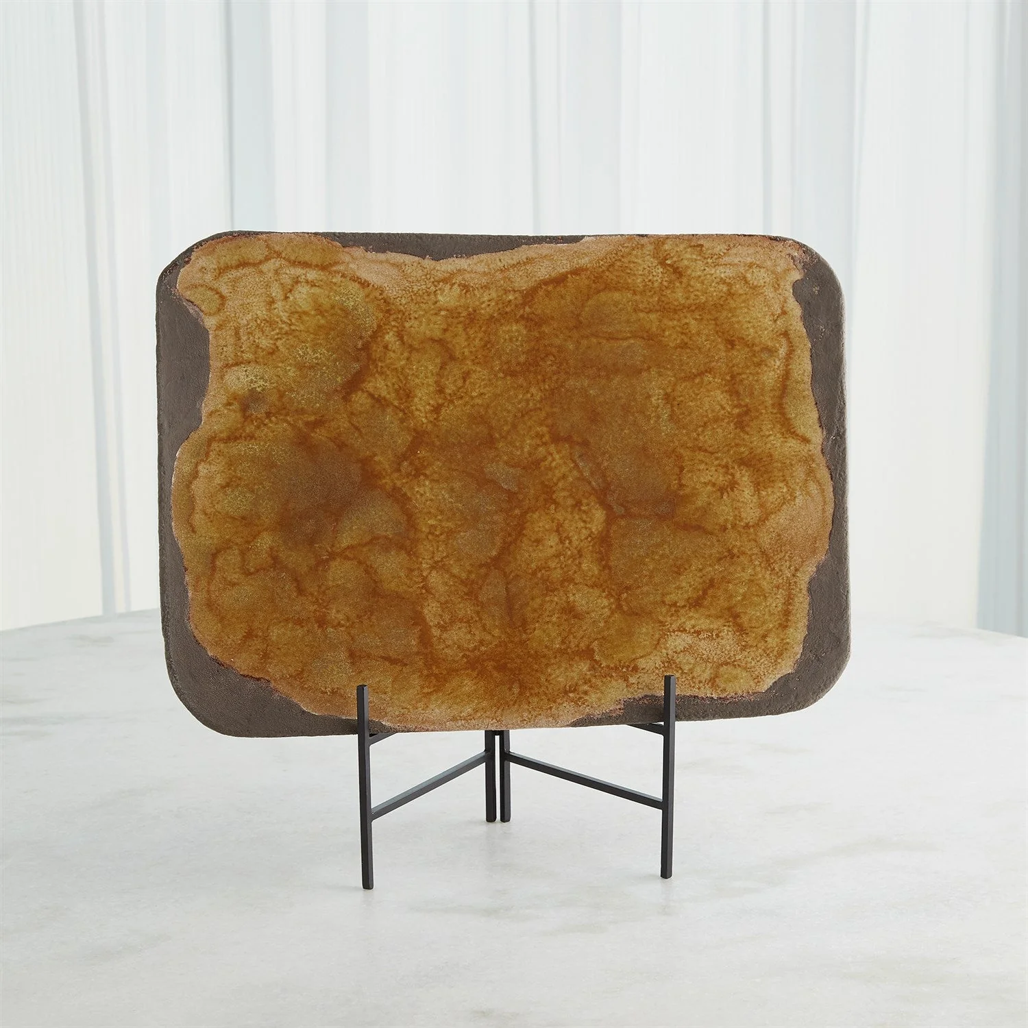 Global Views Monument Platter - Ochre Clearance - Image 2