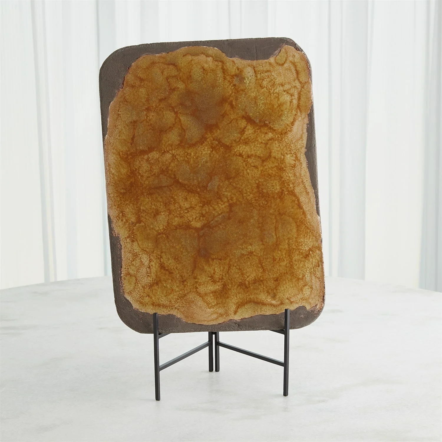 Global Views Monument Platter - Ochre Clearance - Image 3