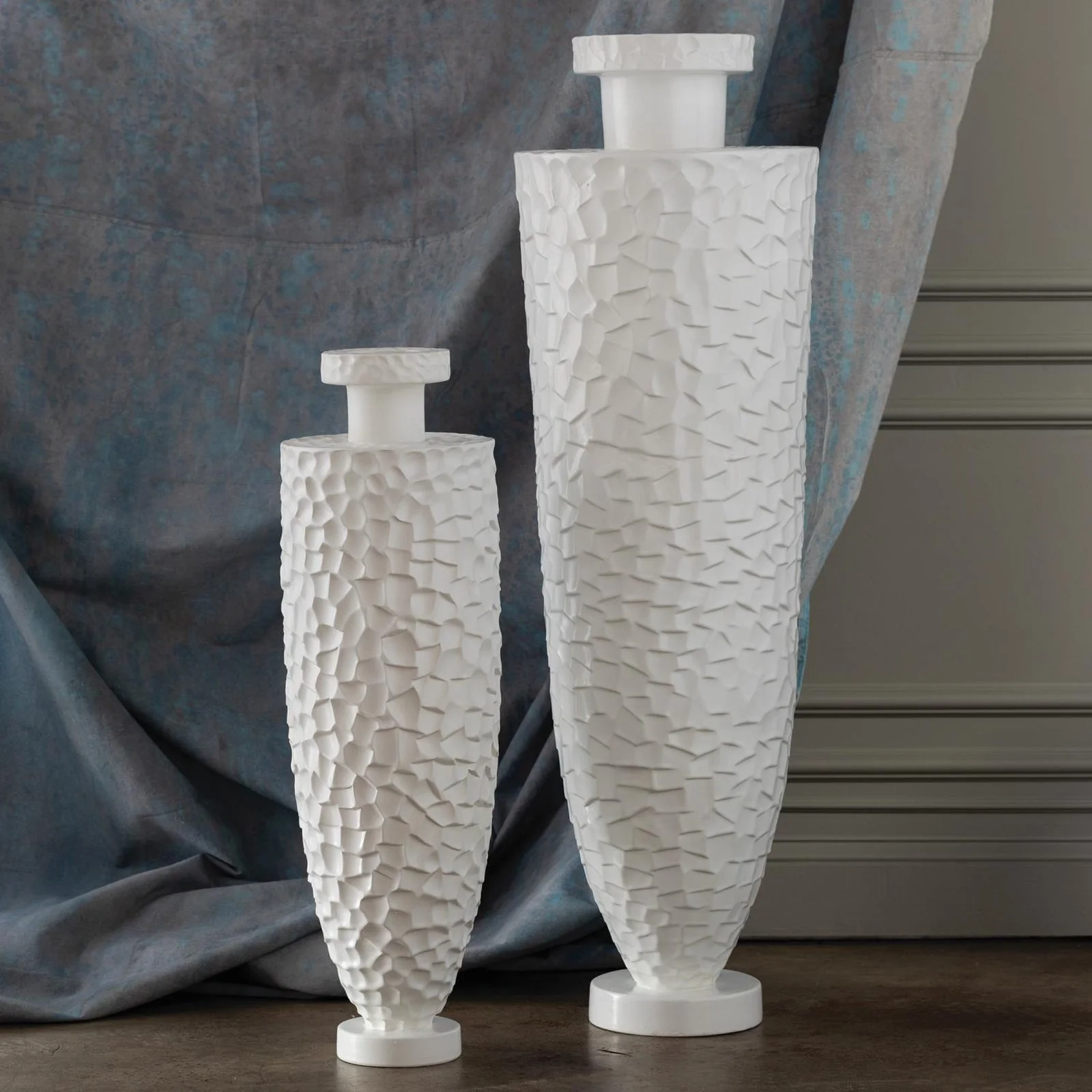 Global Views Monumental Chiseled Vase - Image 2