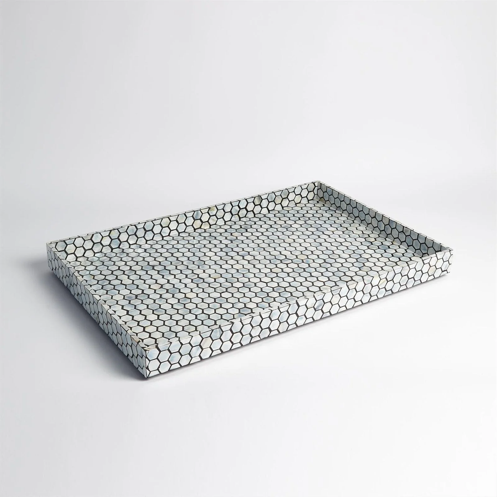 Global Views Mother Of Pearl Tray - Image 11