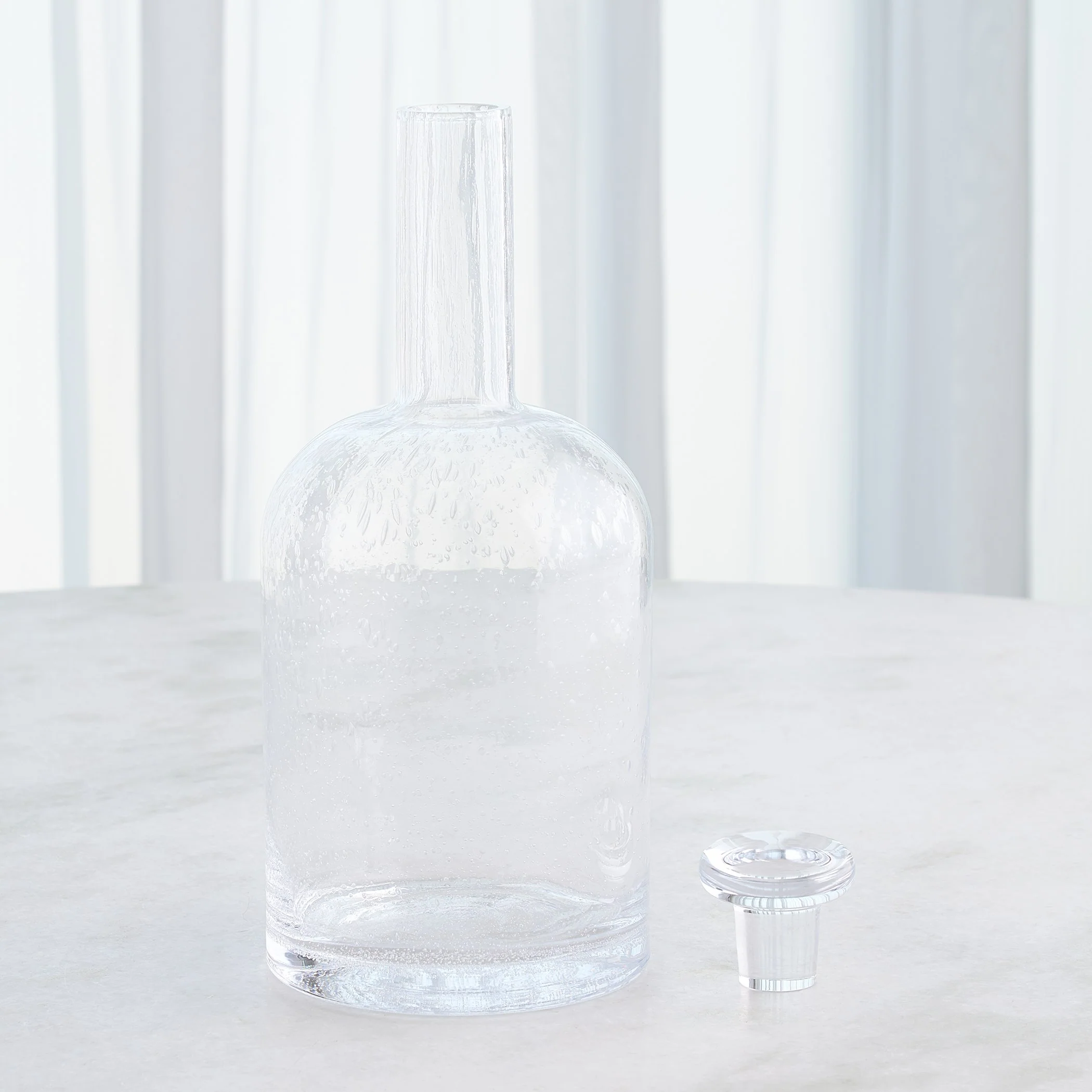 Global Views Necked Seeded Decanter - Image 11
