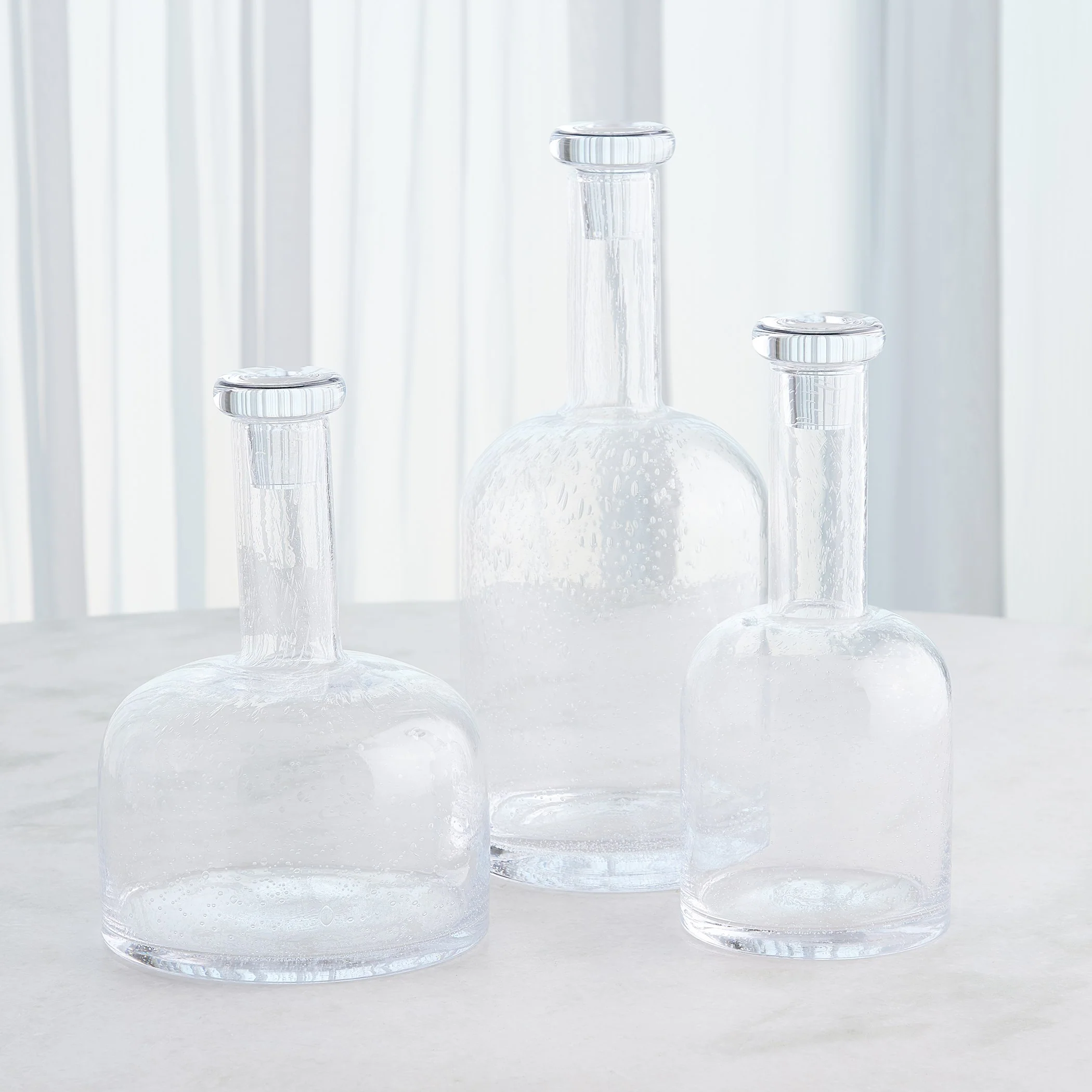 Global Views Necked Seeded Decanter - Image 6