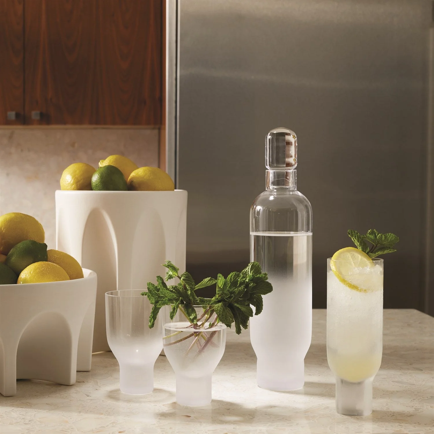 Global Views Nelle Decanter & Glass by Ashley Childers Clearance - Image 2
