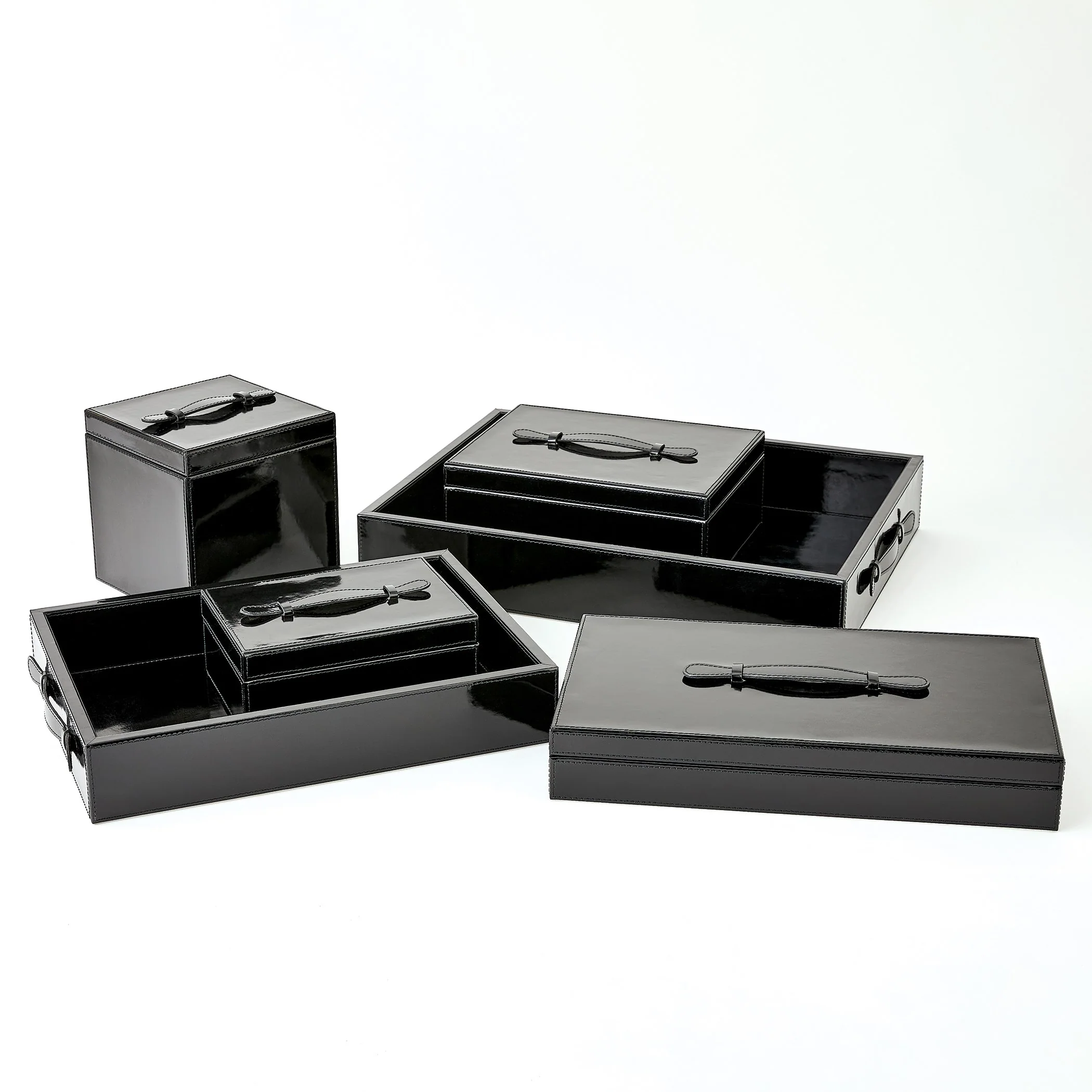 Global Views Noir Box and Tray - Image 3