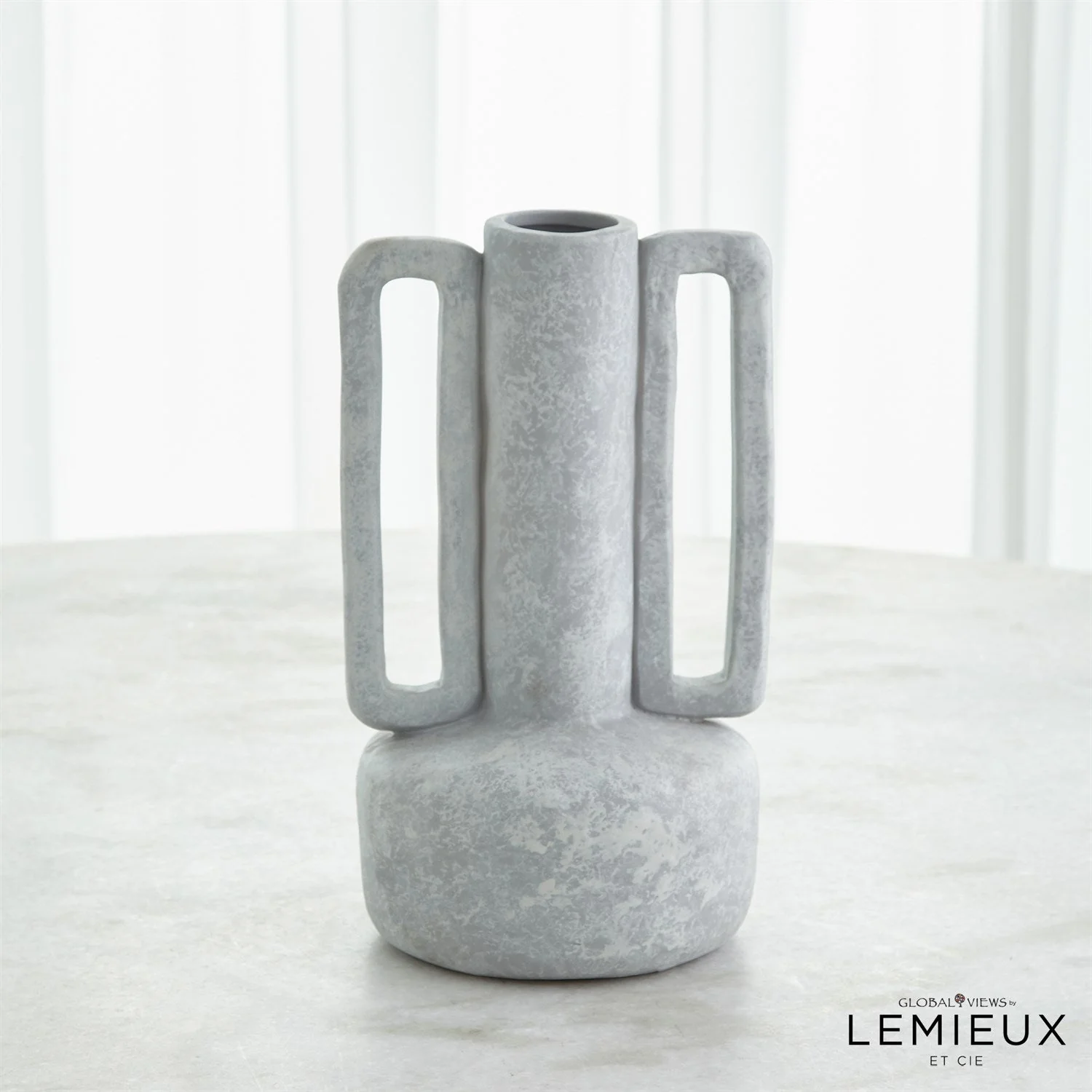 Global Views Normandie and Bretagne Vase - Light Grey - Image 5