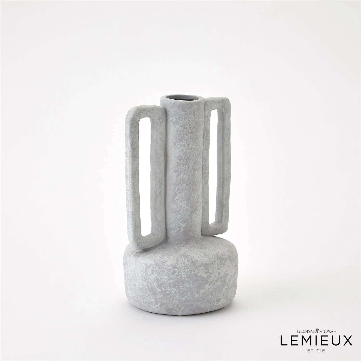 Global Views Normandie and Bretagne Vase - Light Grey - Image 6