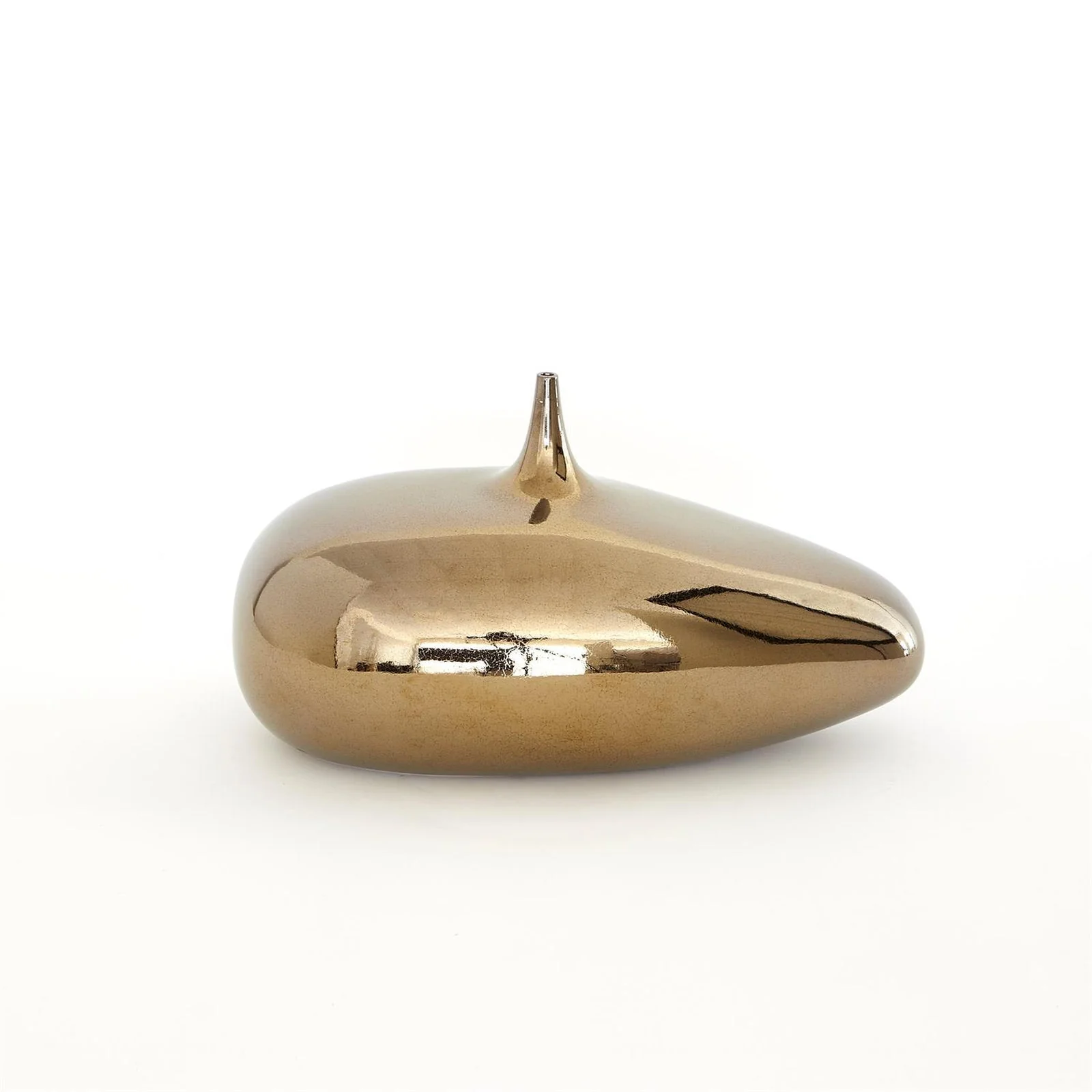 Global Views Offset Neck Object-Bronze Crackle - Image 2