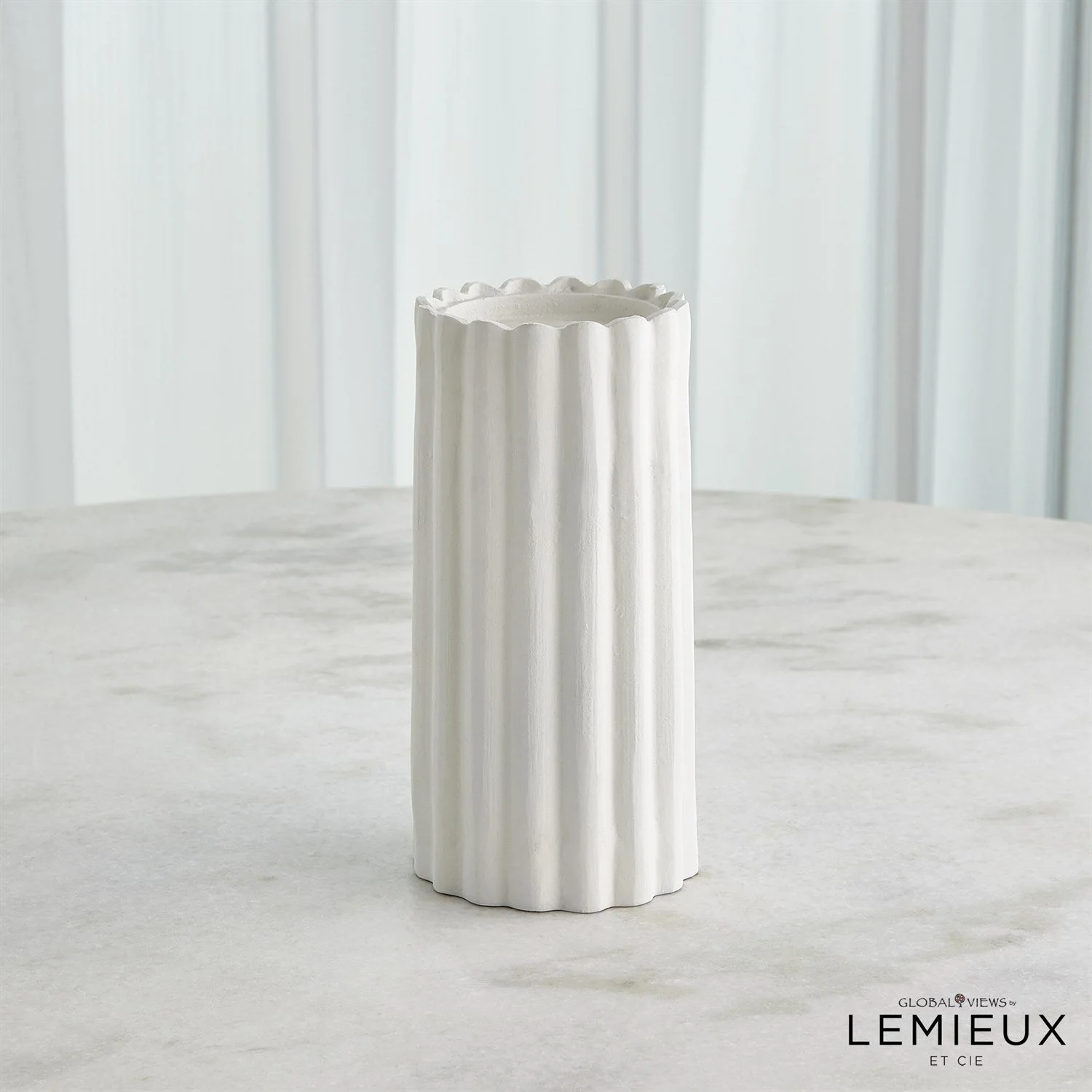 Global Views Olivier Candle Holder & Gaspard Vase - Image 5